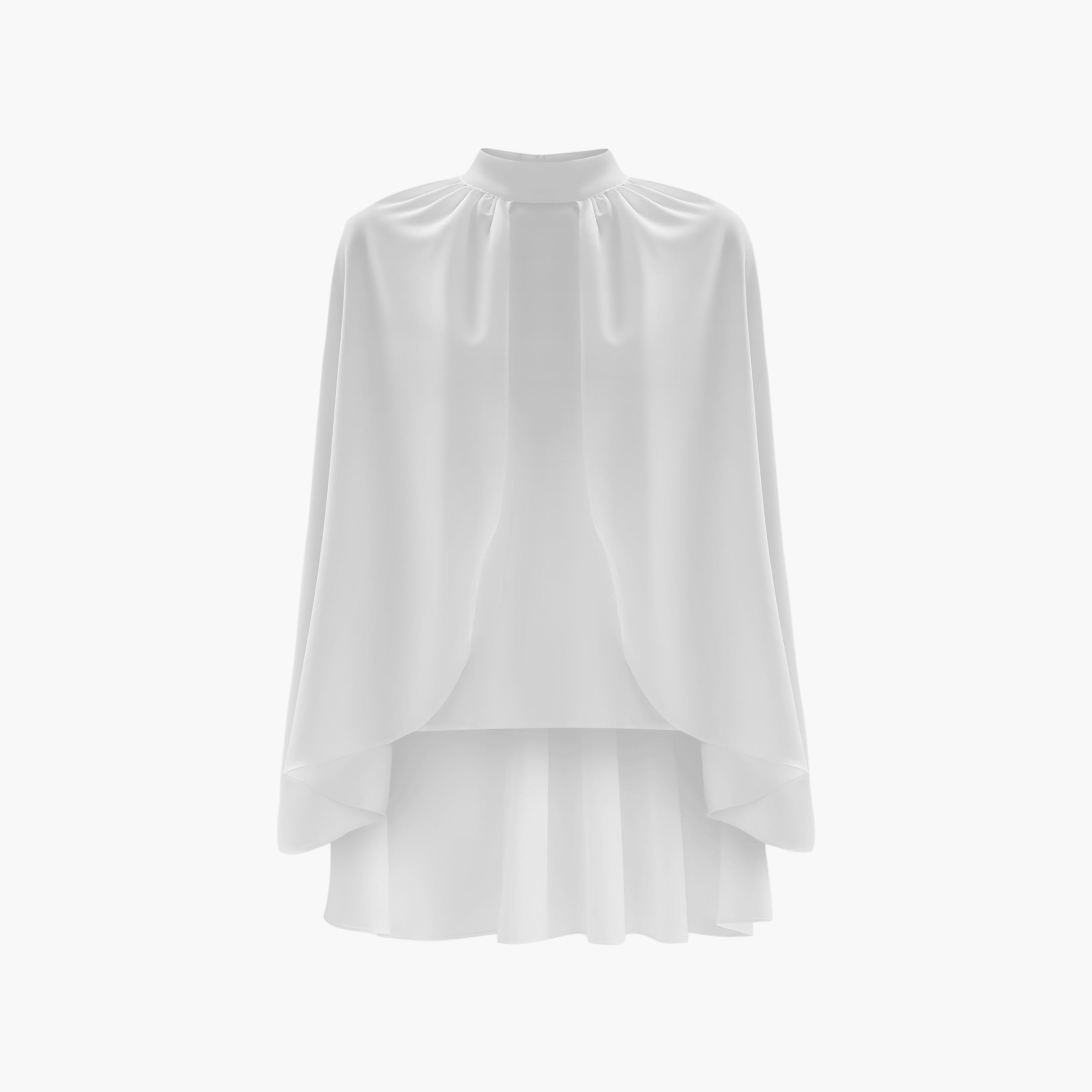 توب كيب بياقة عالية للنساء من ليتشي-women-clothing-shirtsandblouses-blouses-image-5