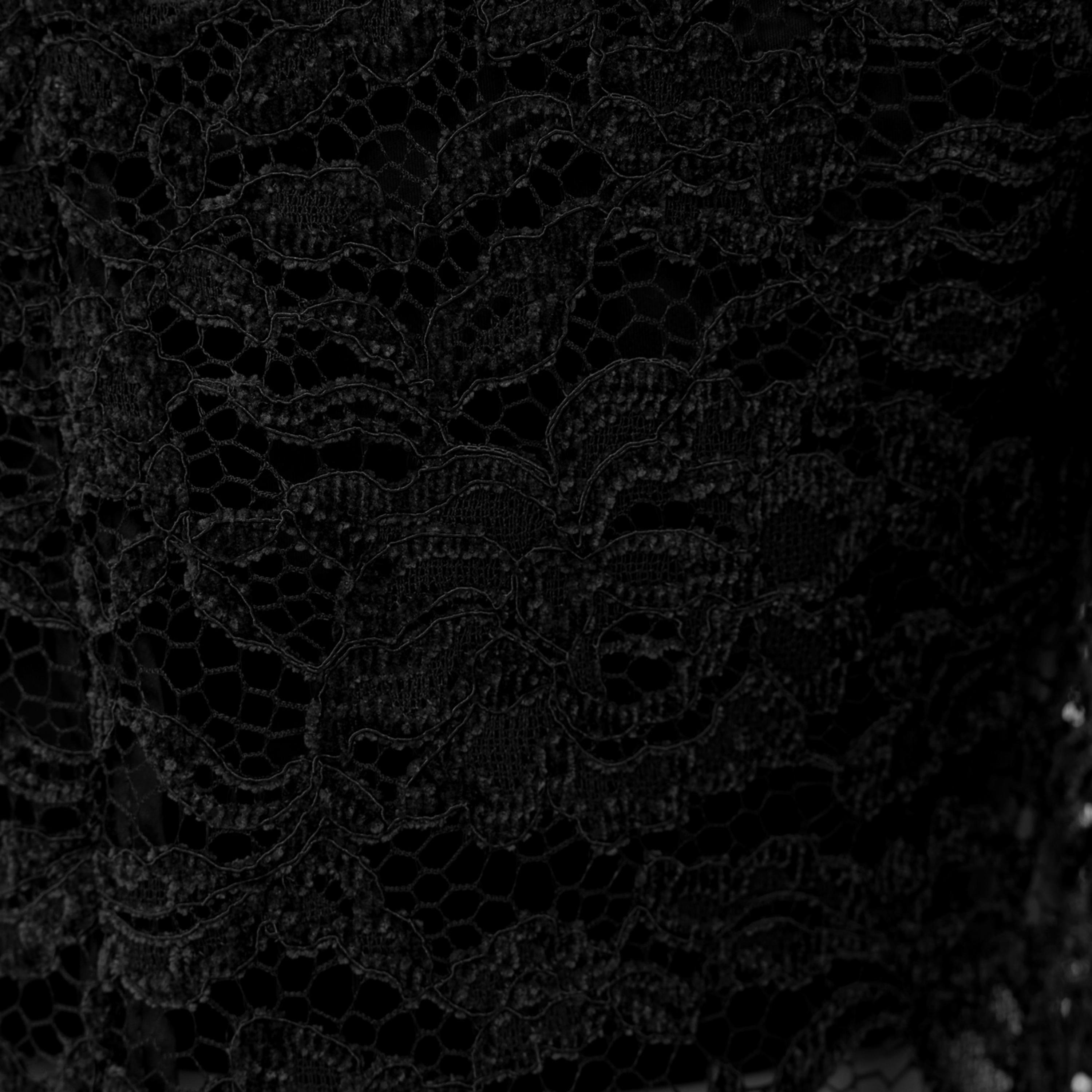 Lichi Black Floral Lace High Neck Women's Evening Top-women-clothing-shirtsandblouses-blouses-image-6
