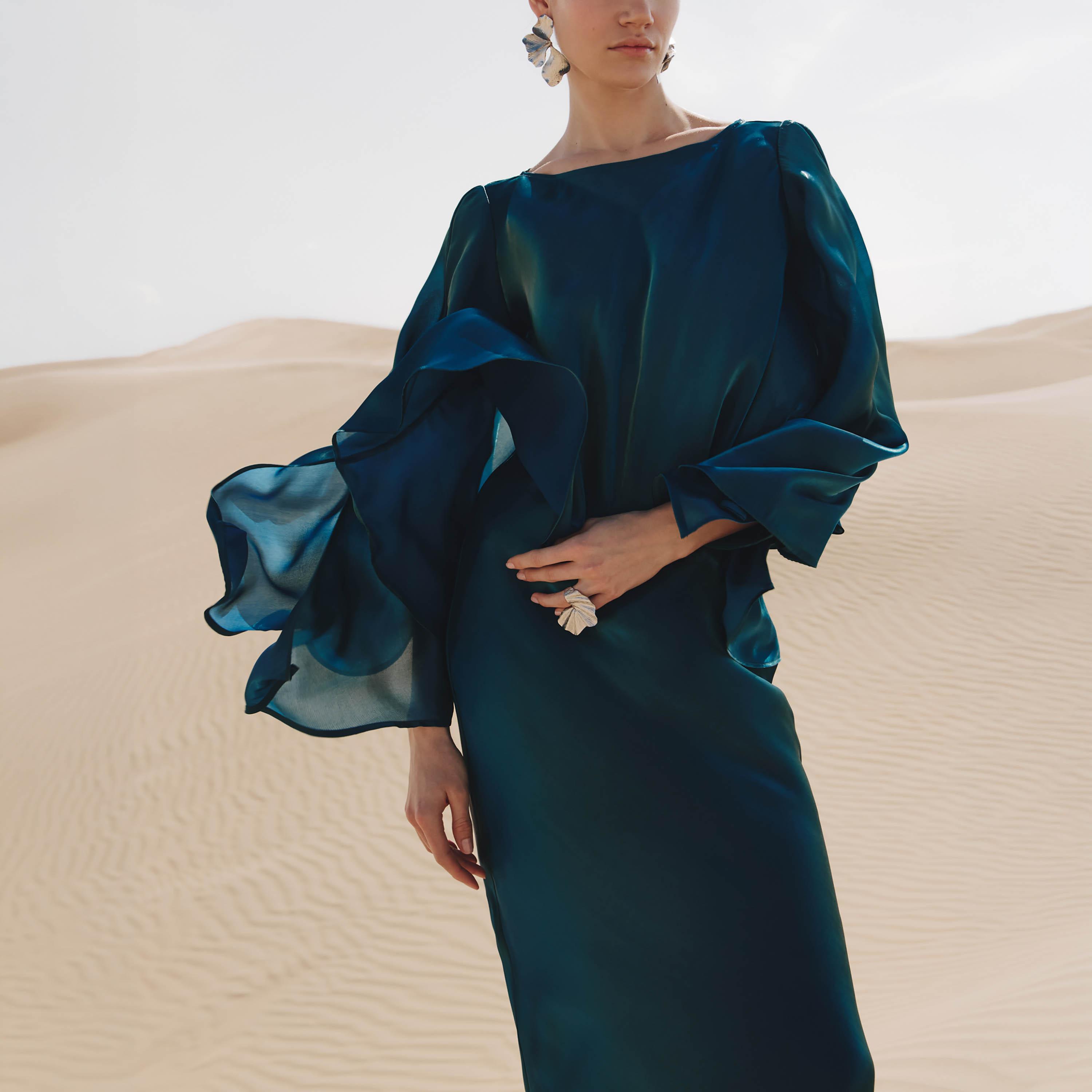 Lichi Emerald Women's Peplum Top-women-clothing-shirtsandblouses-blouses-image-1