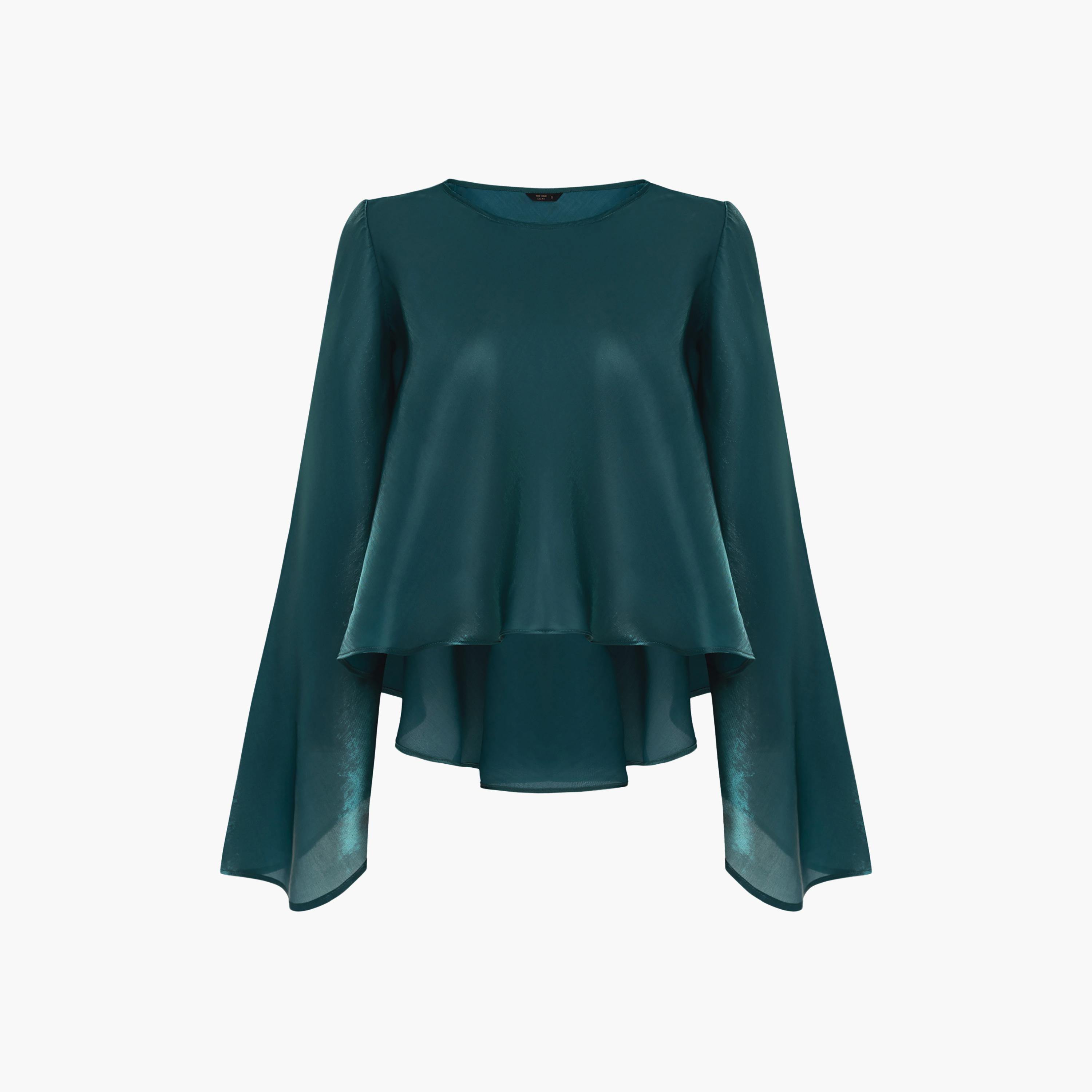 Lichi Emerald Women's Peplum Top-women-clothing-shirtsandblouses-blouses-image-5