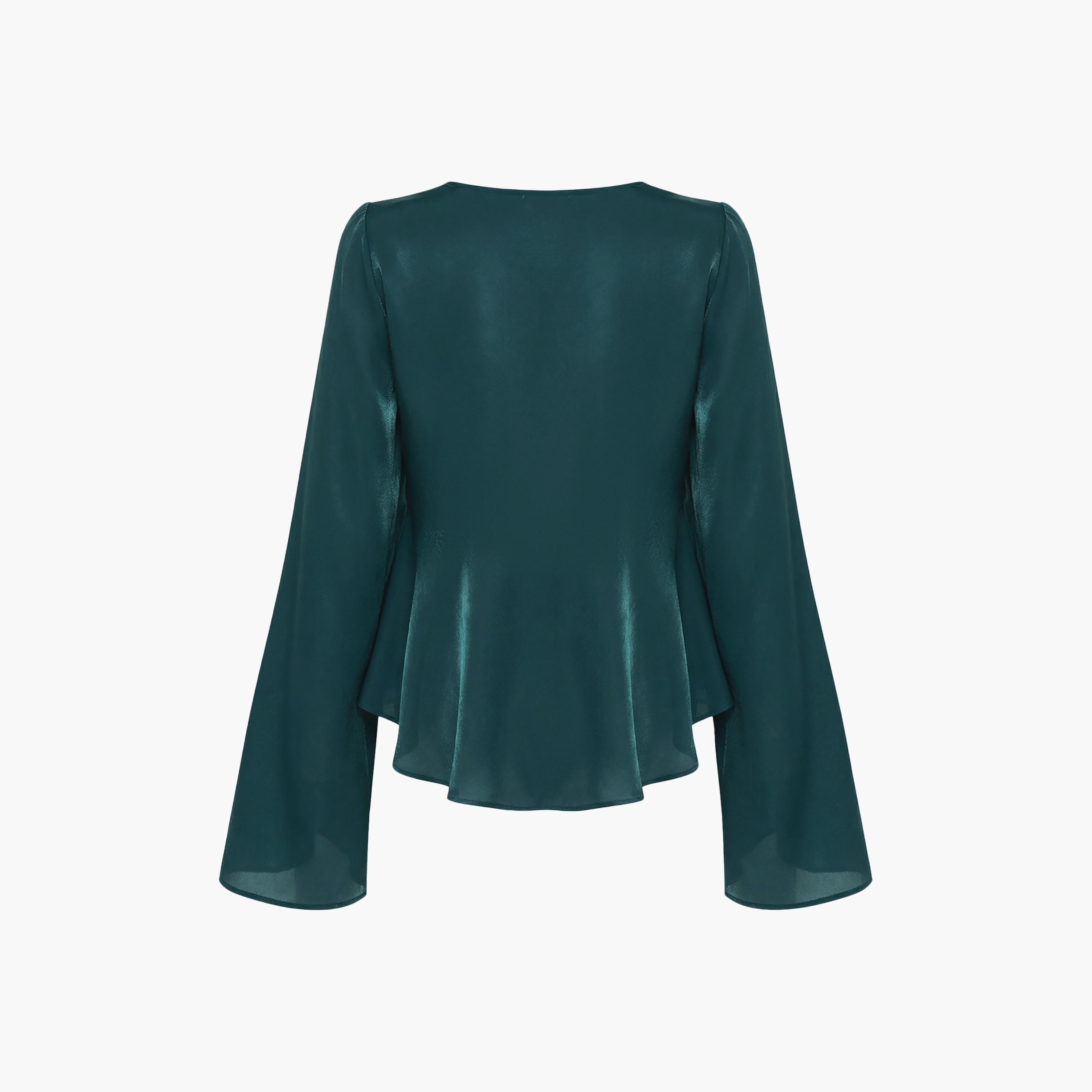 Lichi Emerald Women's Peplum Top-women-clothing-shirtsandblouses-blouses-image-6
