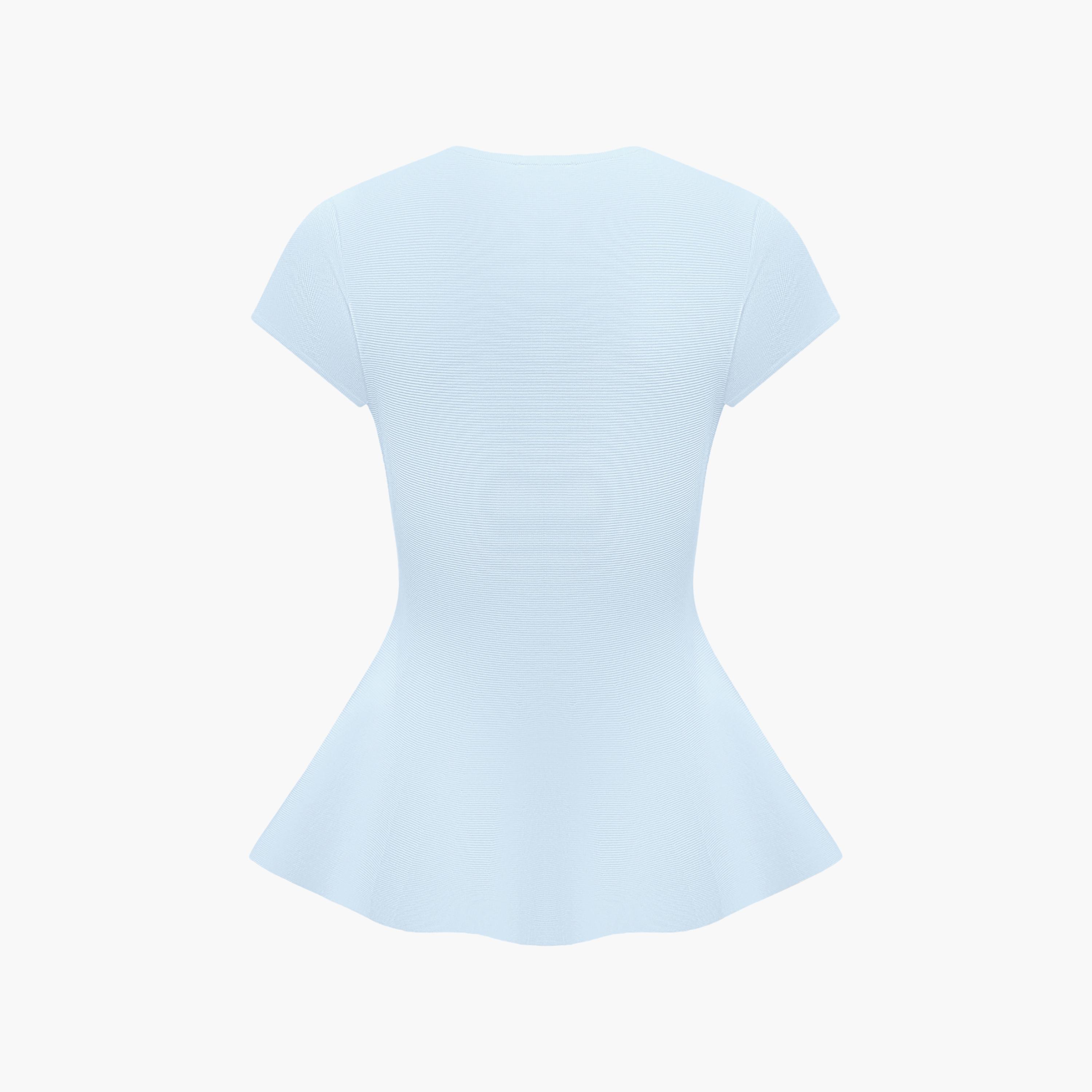 Lichi Cap Sleeves Women's Peplum Top-women-clothing-shirtsandblouses-blouses-image-6