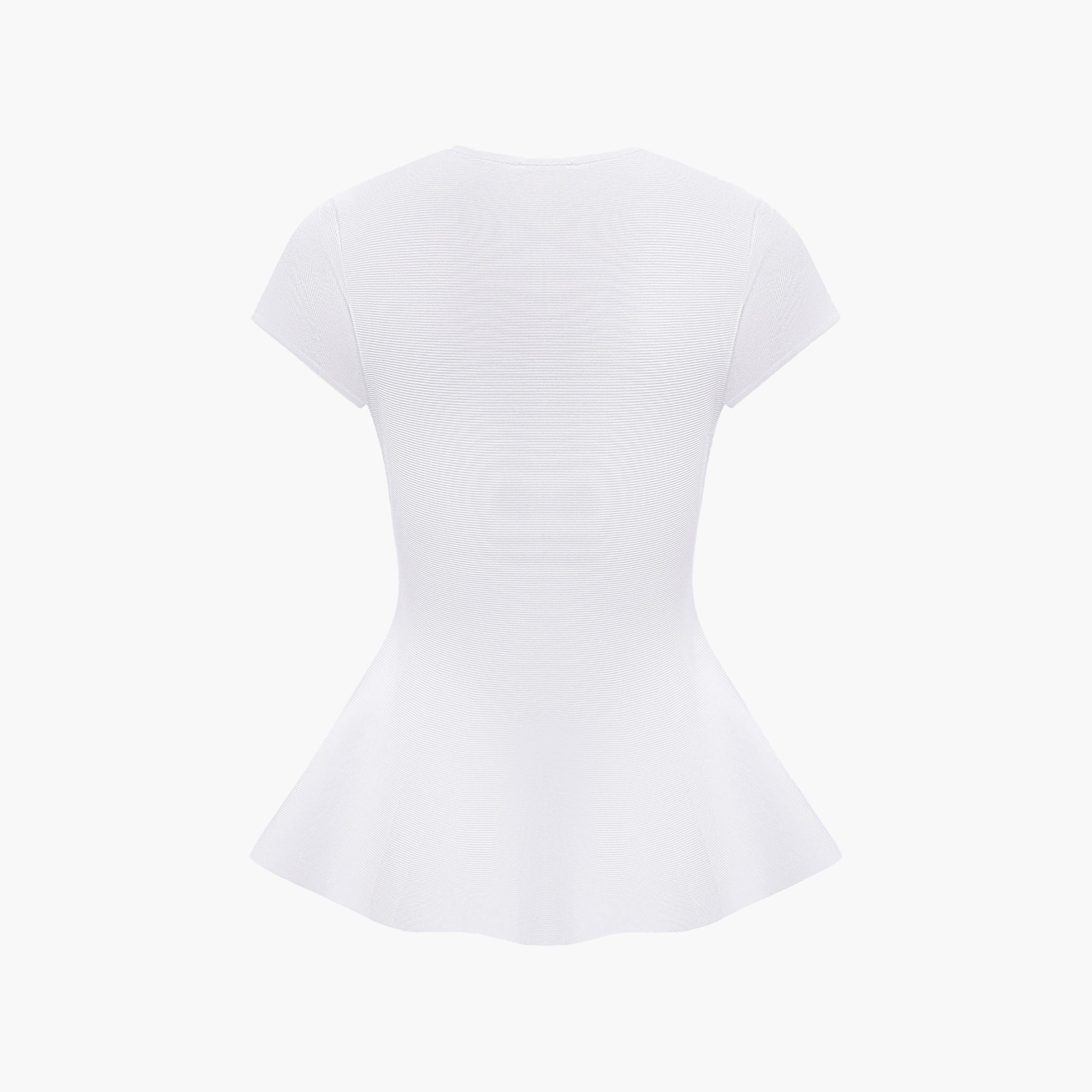 Lichi Cap Sleeves Women's Peplum Top-women-clothing-shirtsandblouses-blouses-image-2