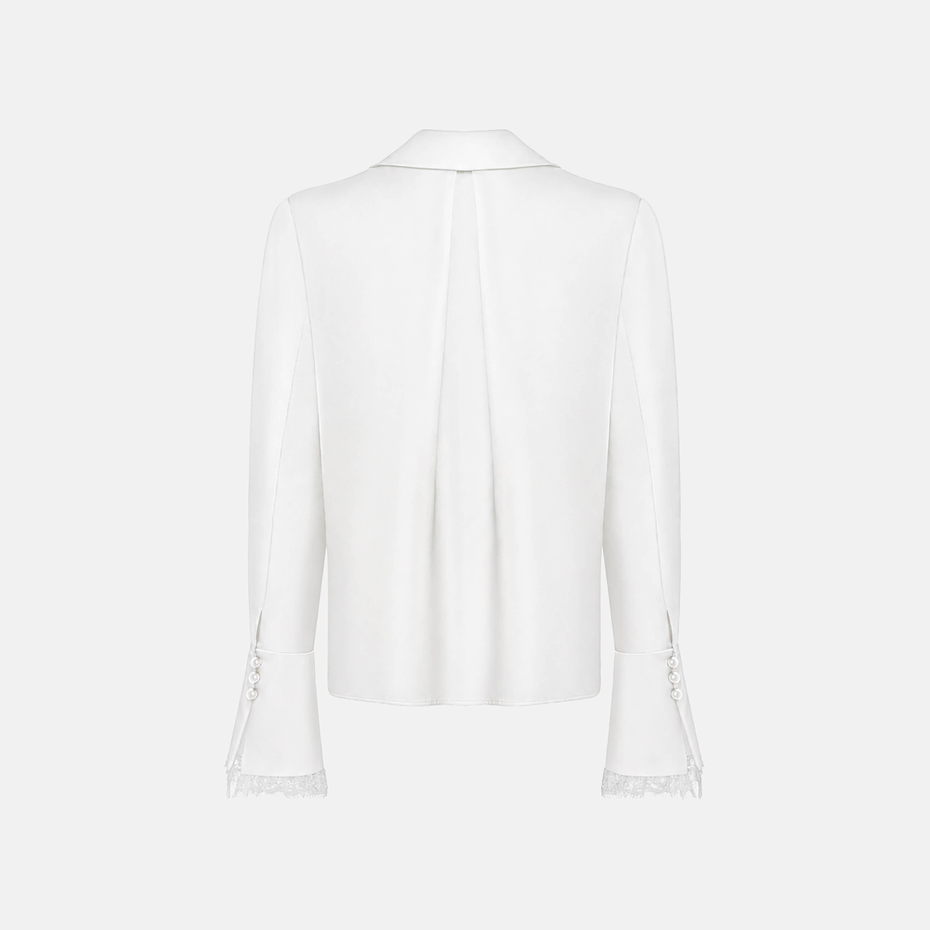 قميص حريمي بياقة وتفاصيل دانتيل من ليتشي-women-clothing-shirtsandblouses-shirts-image-5