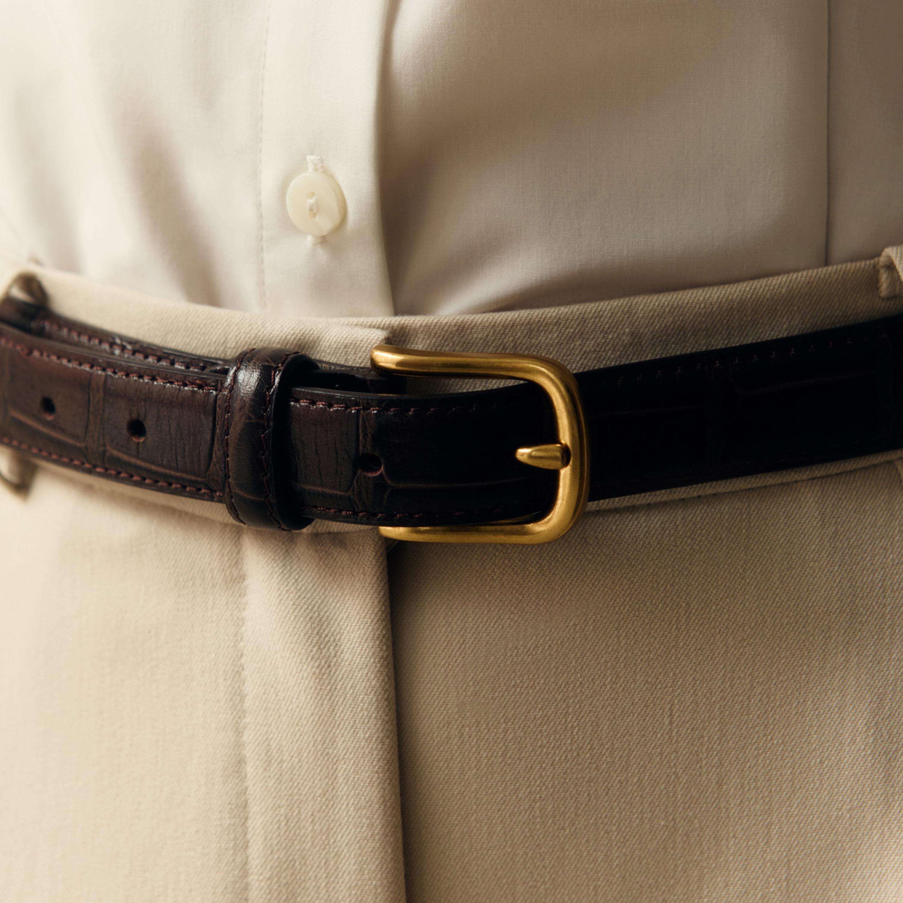 حزام ليتشي جلدي رفيع للنساء بلون بني وإبزيم دبوس | مقاس موحد | blt0190-women-clothingaccessories-belts-image-4