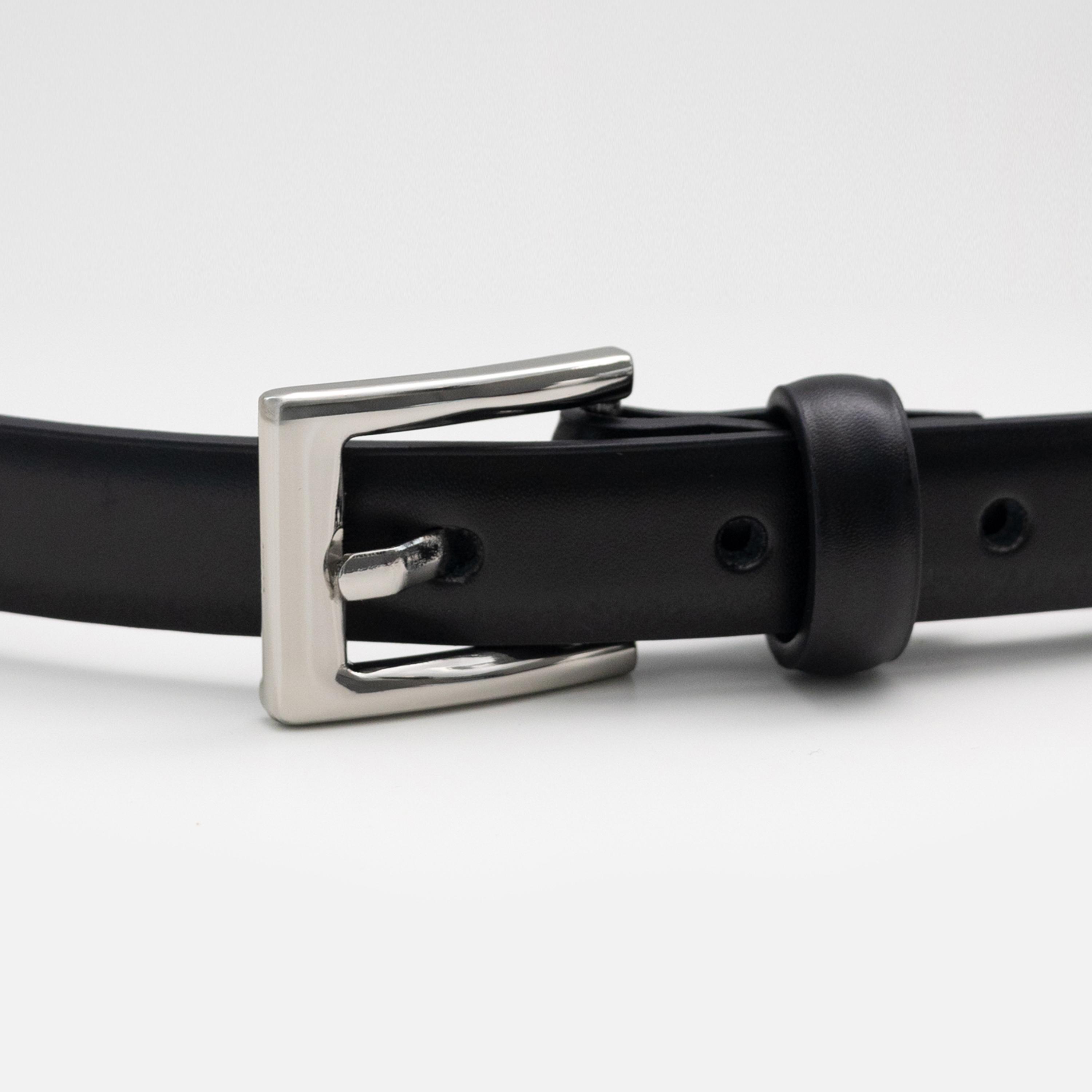 حزام ليتشي جلدي رفيع للنساء بلون أسود وإبزيم دبوس | مقاس موحد | blt0196-women-clothingaccessories-belts-image-3