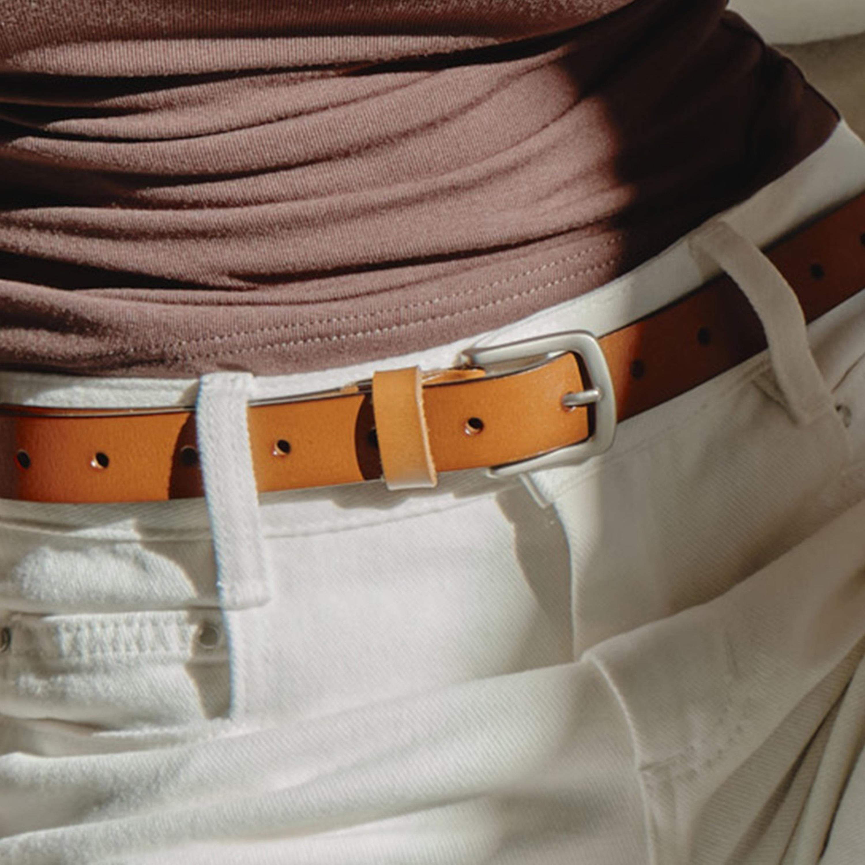 حزام ليتشي جلدي عريض للنساء بلون بني وإبزيم دبوس | مقاس موحد | blt0203-women-clothingaccessories-belts-image-3