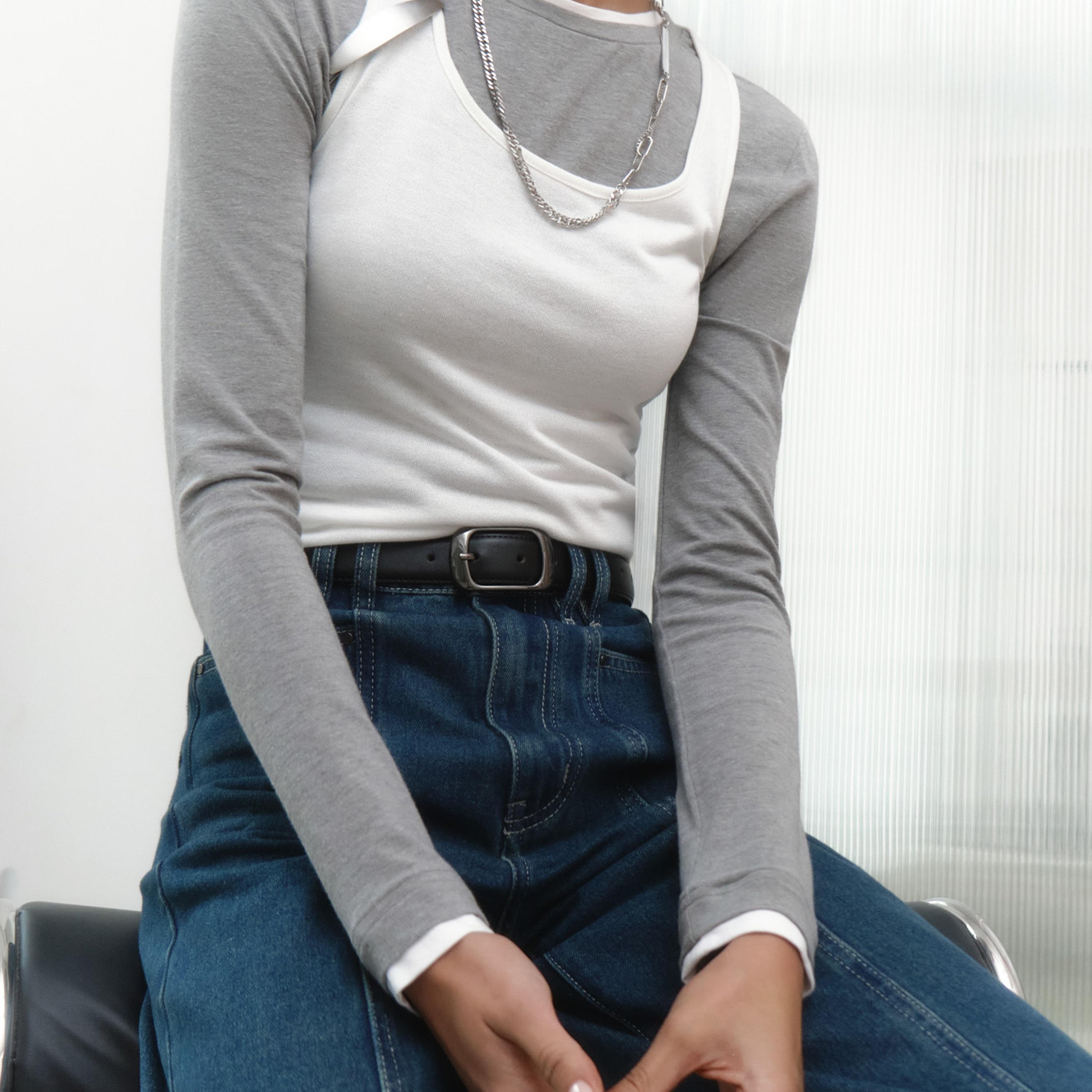 حزام ليتشي جلدي عريض للنساء بلون أسود وإبزيم دبوس | مقاس موحد | blt0206-women-clothingaccessories-belts-image-4
