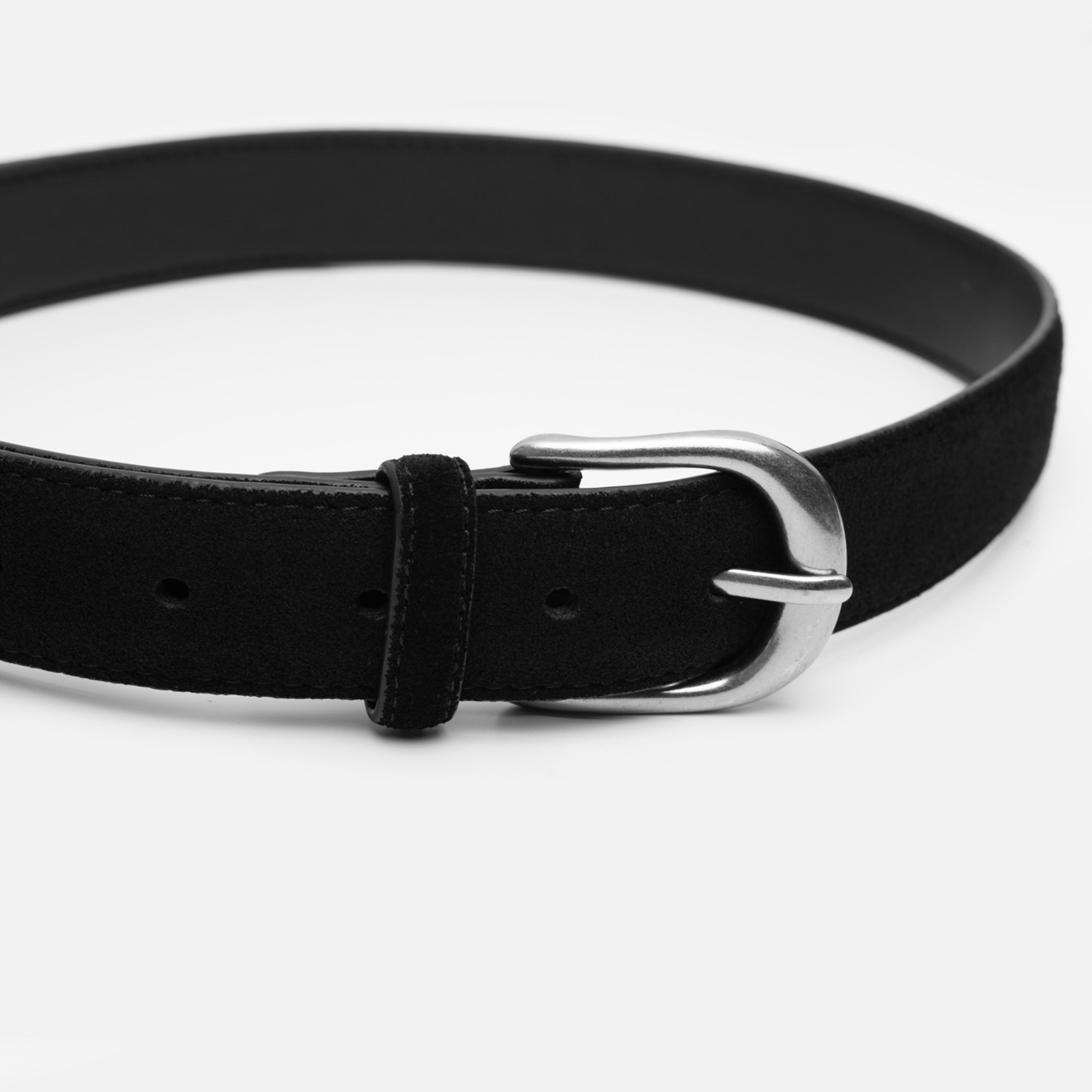 حزام ليتشي جلدي عريض للنساء بلون أسود وإبزيم دبوس | مقاس موحد | blt0226-women-clothingaccessories-belts-image-3