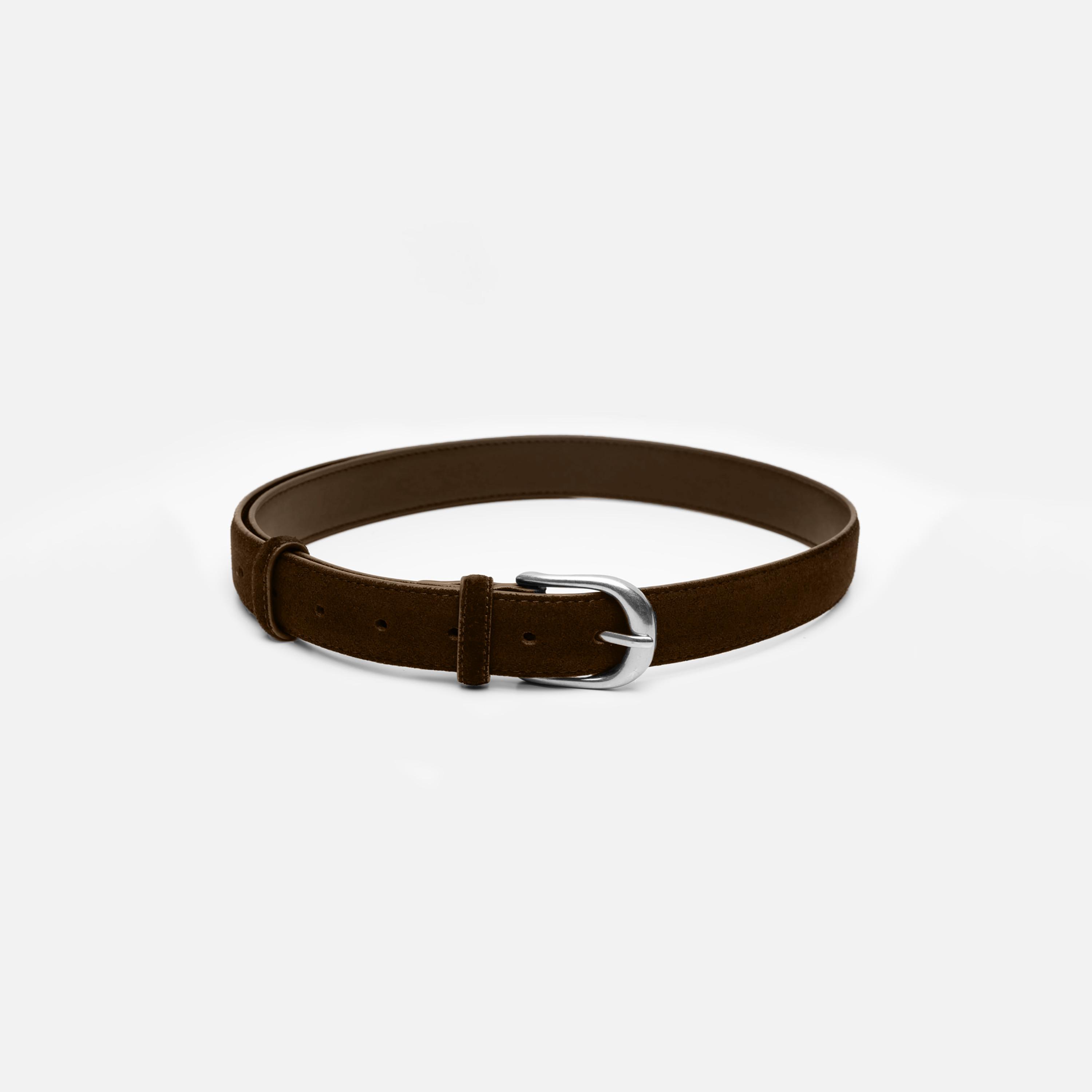 حزام ليتشي جلدي عريض للنساء بلون بني وإبزيم دبوس | مقاس موحد | blt0227-women-clothingaccessories-belts-image-2