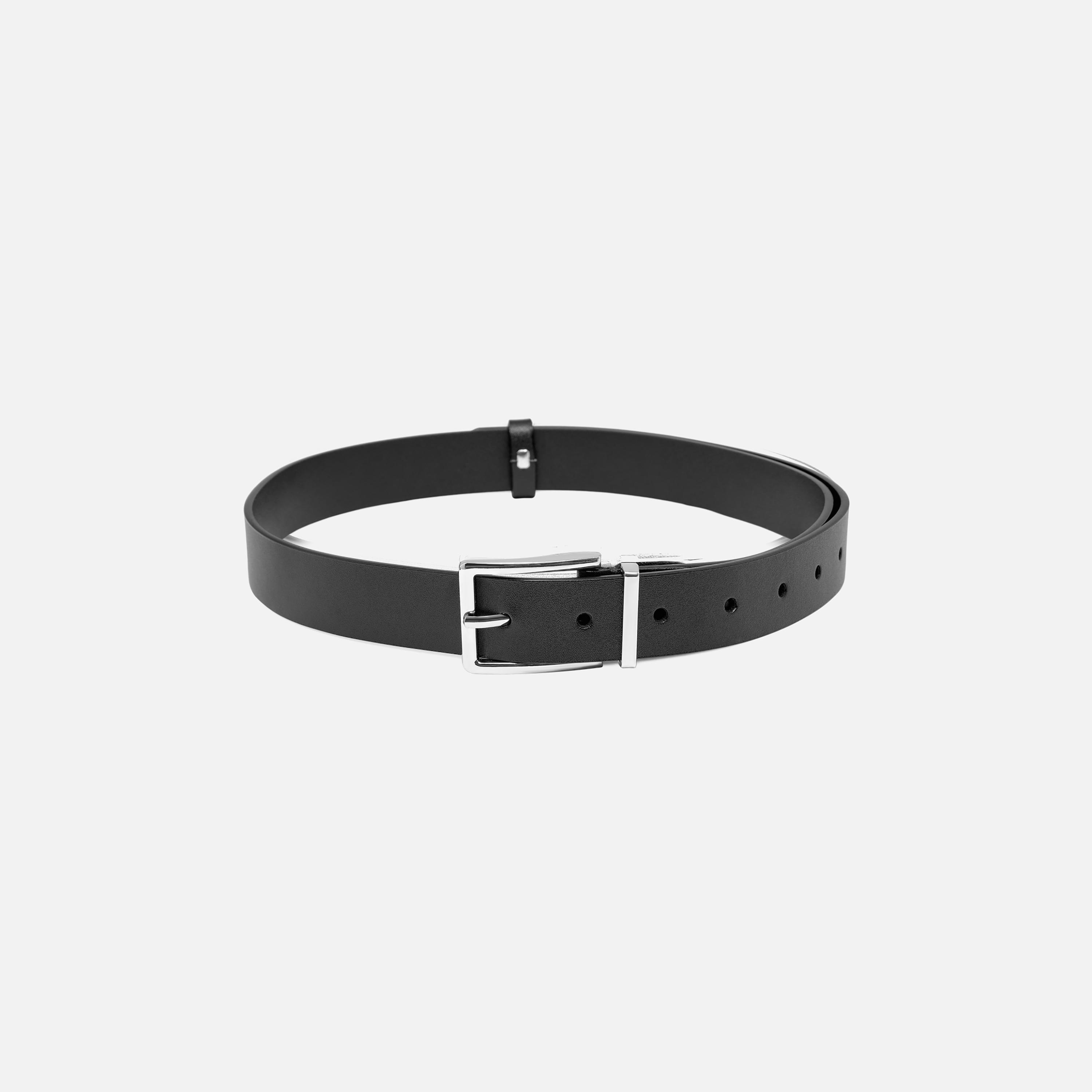 حزام ليتشي جلدي عريض للنساء بلون أسود وإبزيم دبوس | مقاس موحد | blt0258-women-clothingaccessories-belts-image-2