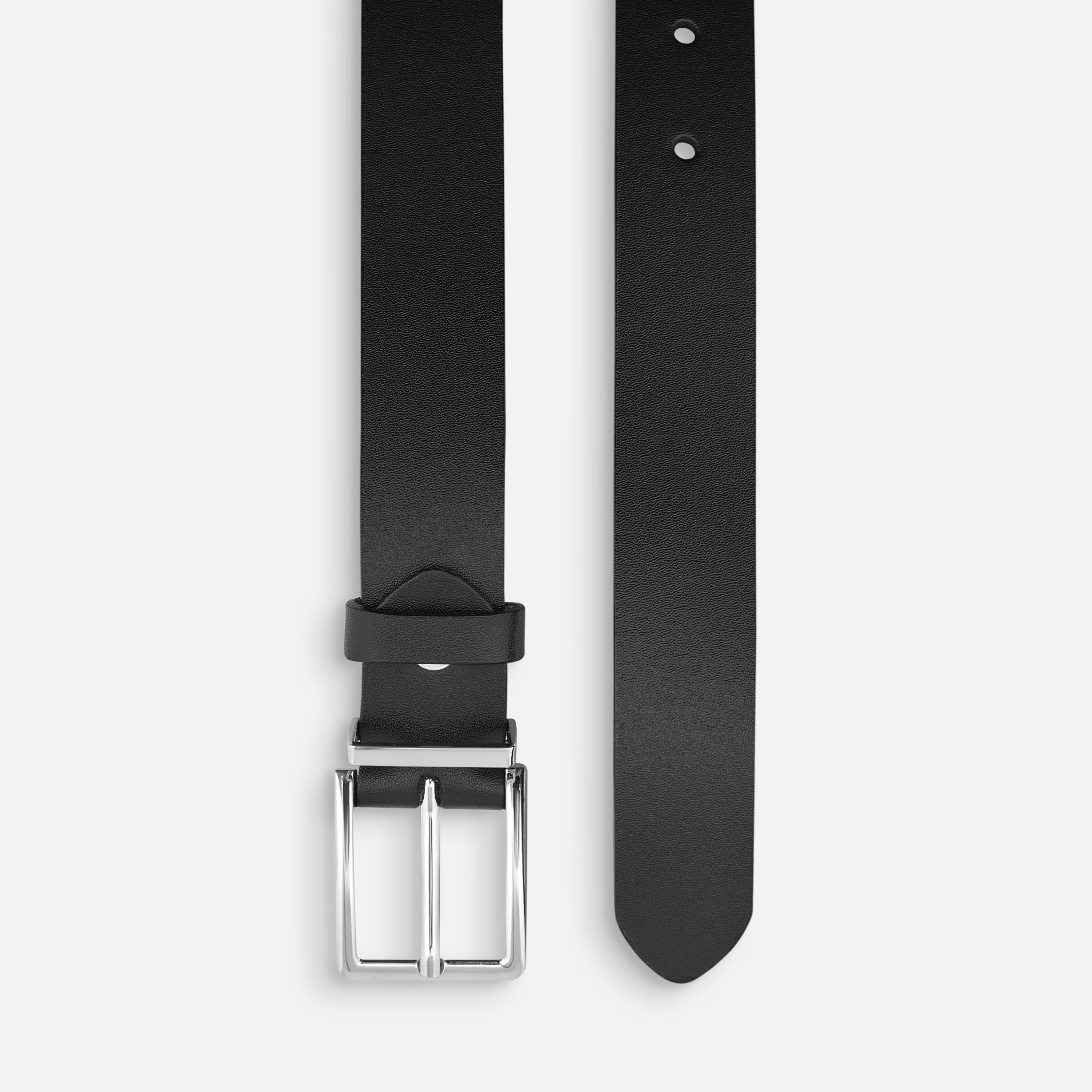 حزام ليتشي جلدي عريض للنساء بلون أسود وإبزيم دبوس | مقاس موحد | blt0258-women-clothingaccessories-belts-image-3