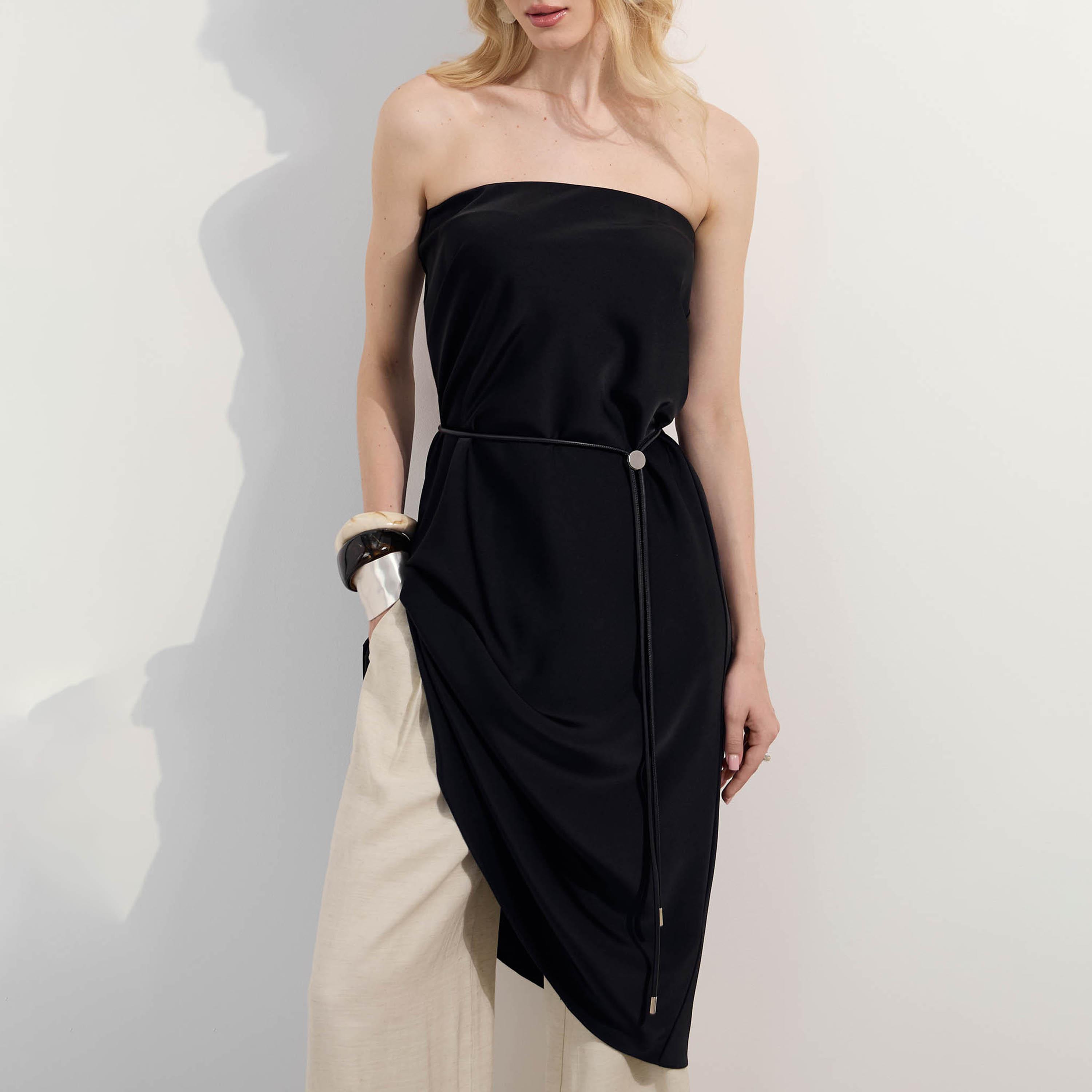 حزام ليتشي للنساء من جلد البولي يوريثان بلون أسود مع قفل تبديل | مقاس موحد | blt0266-women-clothingaccessories-belts-image-4