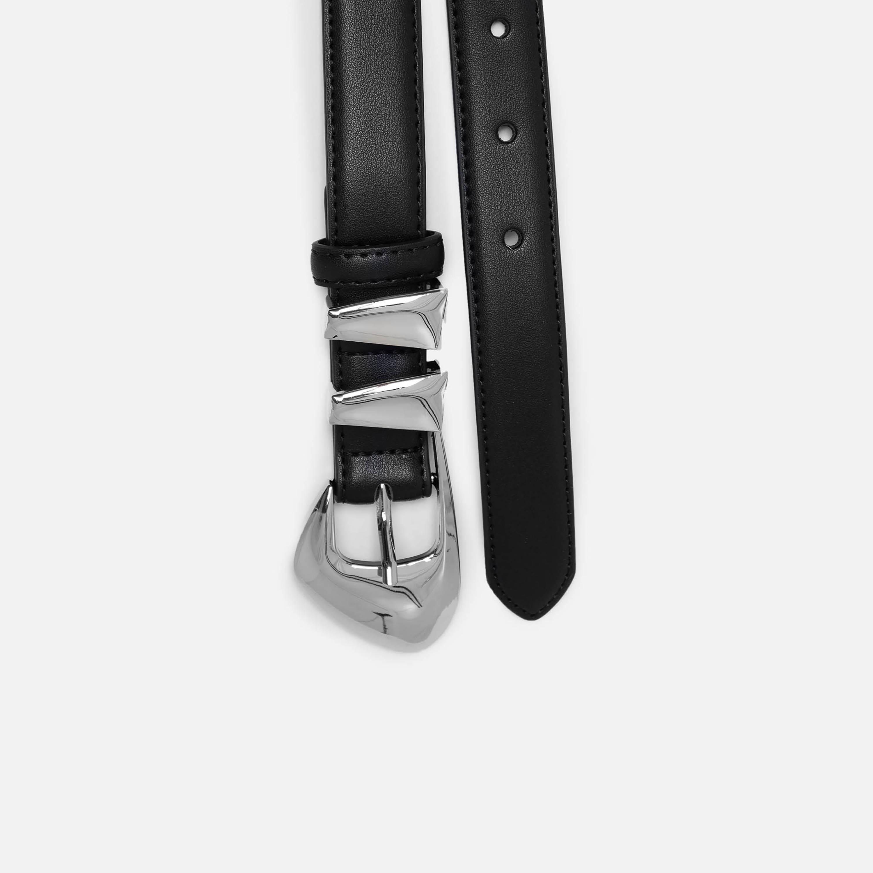 حزام ليتشي جلدي عريض للنساء بلون أسود وإبزيم دبوس | مقاس موحد | blt0284-women-clothingaccessories-belts-image-3