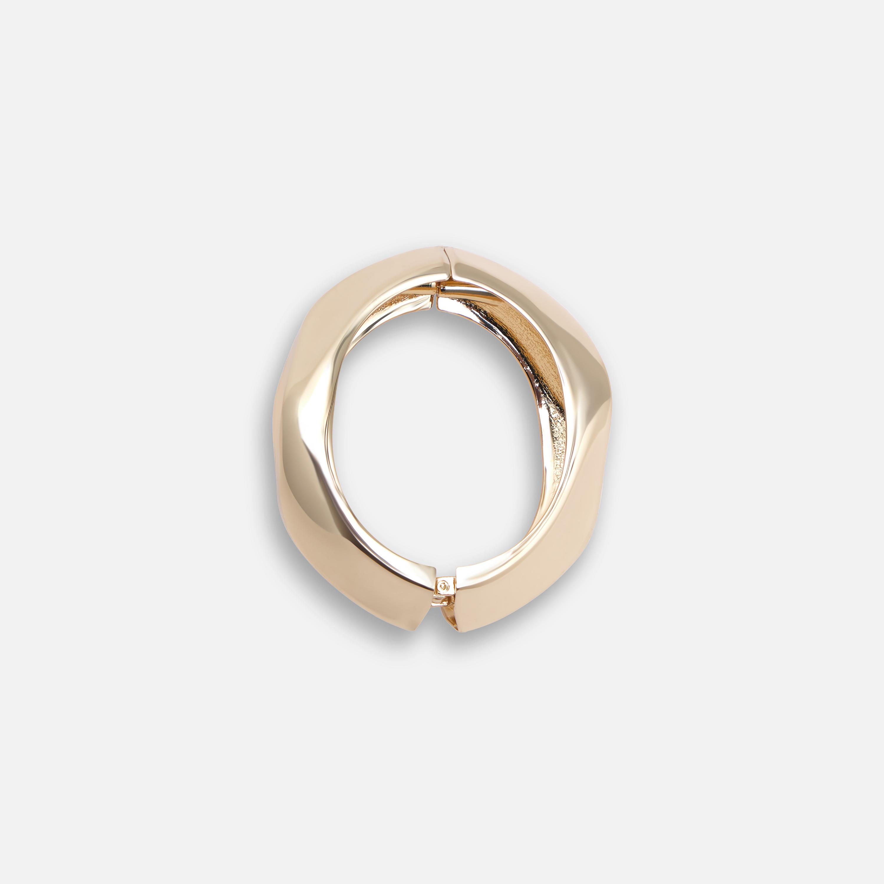 سوار ليتشي ذهبي من سبيكة الزنك بتصميم عريض-women-watchesandjewellery-jewellery-banglesandbracelets-image-3