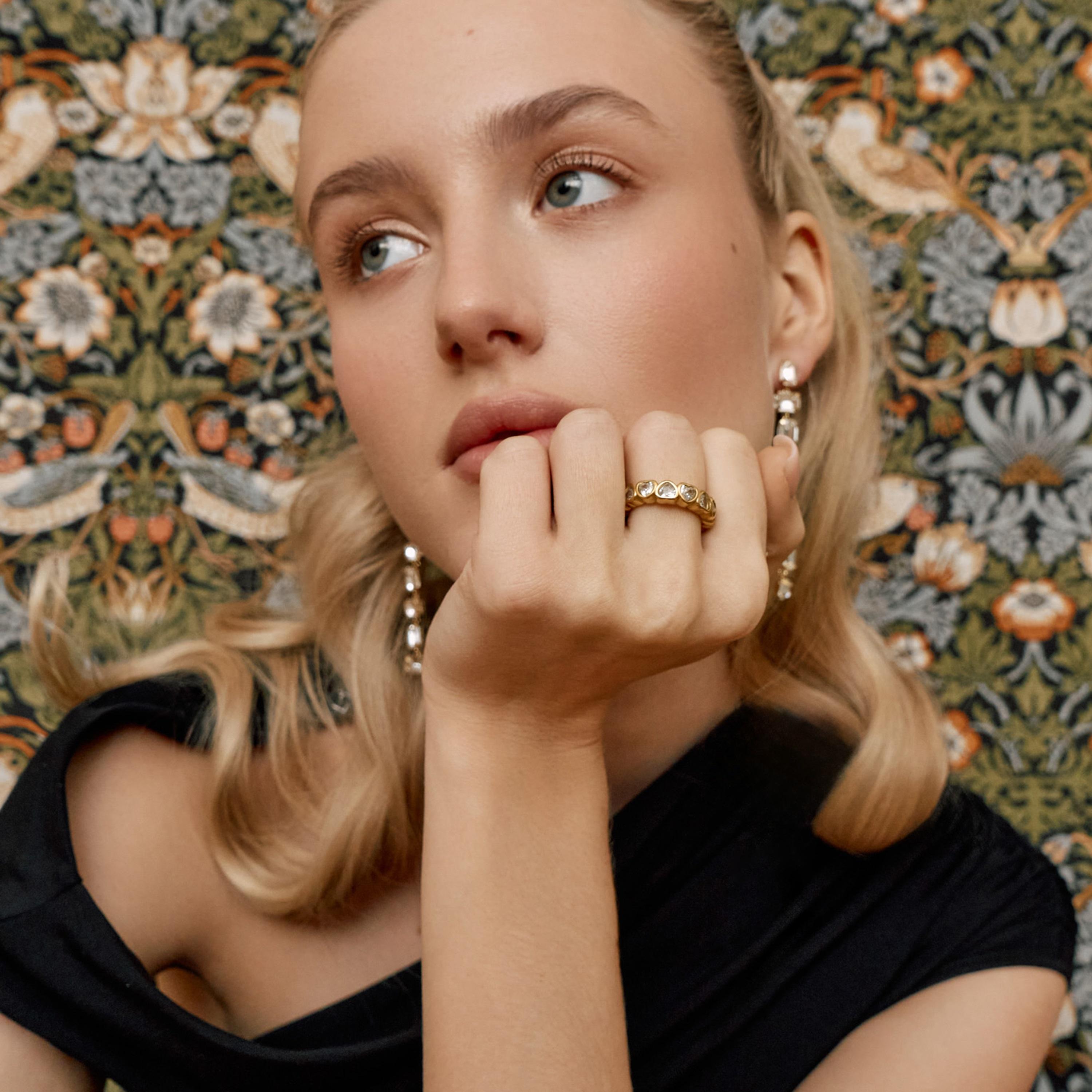 سوار ليتشي ذهبي من النحاس مزين بالأحجار-women-watchesandjewellery-jewellery-banglesandbracelets-image-5