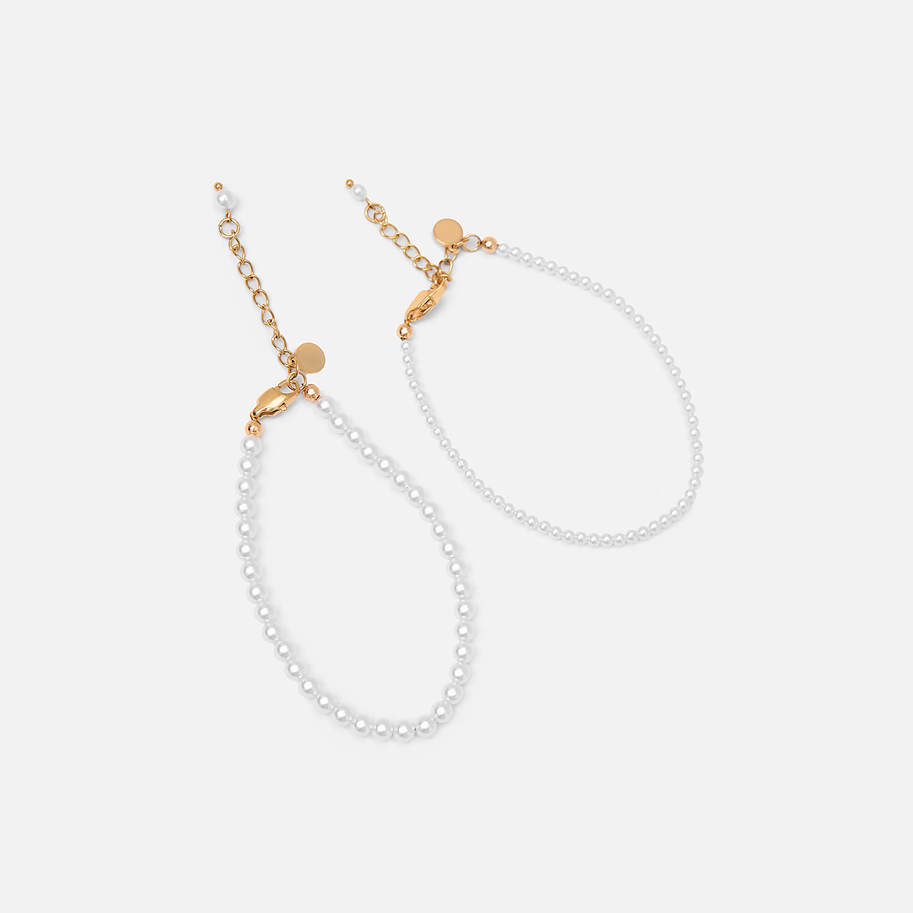 سوار ليتشي أبيض من سبيكة النحاس بتفاصيل لؤلؤ-women-watchesandjewellery-jewellery-banglesandbracelets-image-3