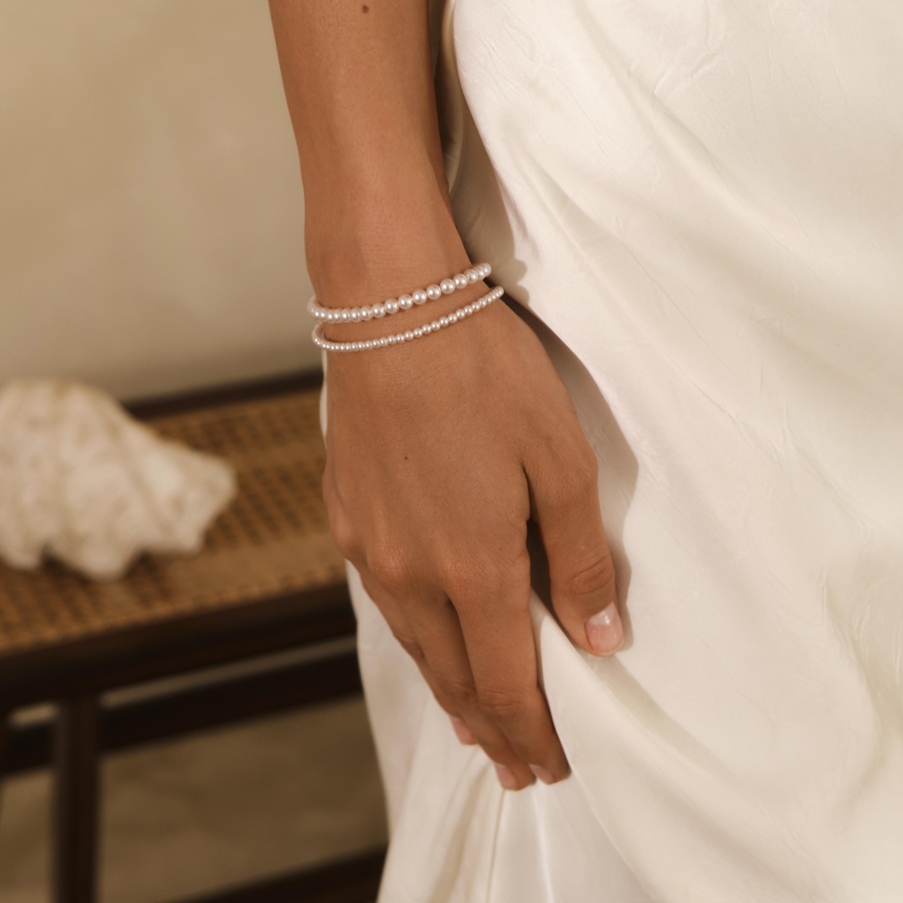 سوار ليتشي أبيض من سبيكة النحاس بتفاصيل لؤلؤ-women-watchesandjewellery-jewellery-banglesandbracelets-image-5