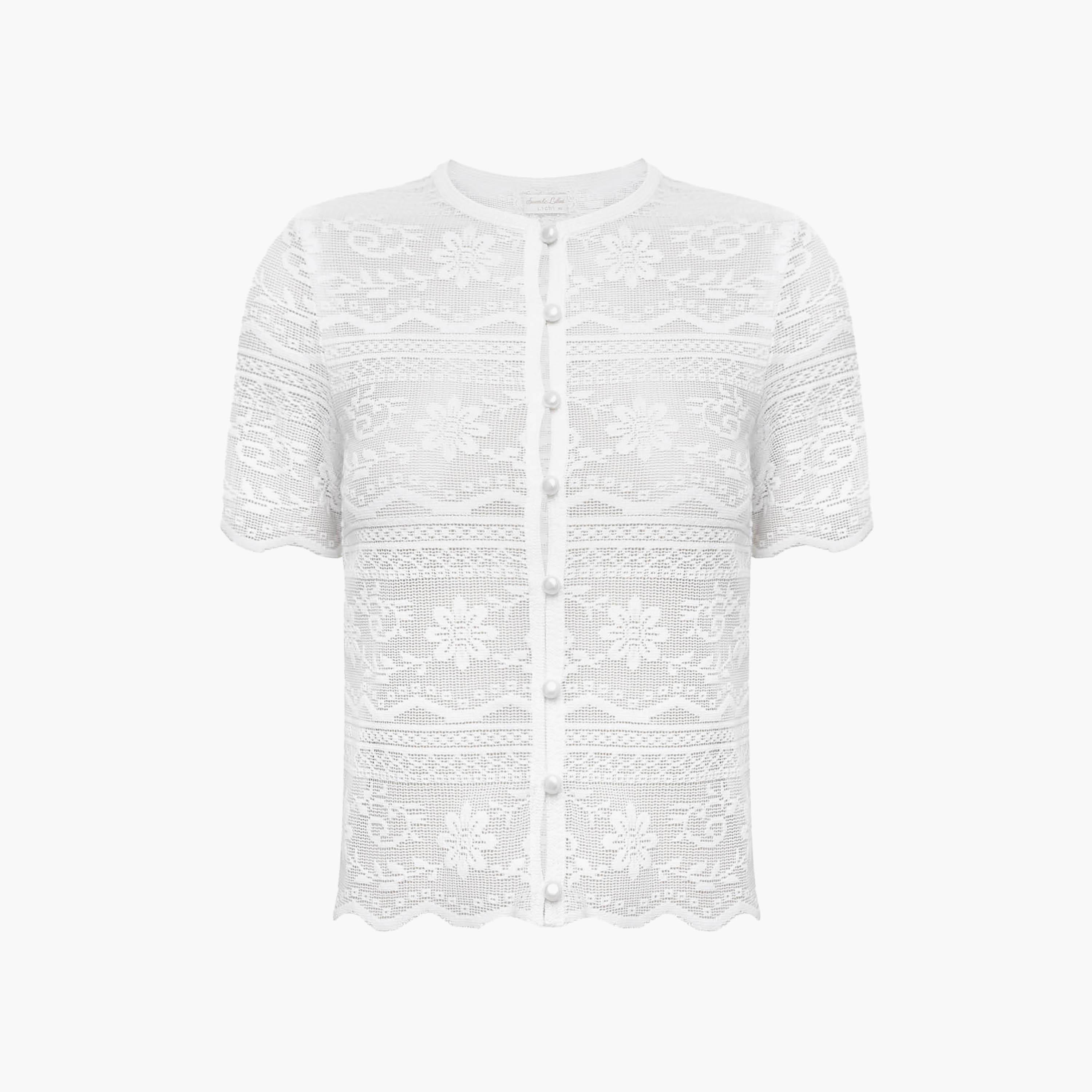 بلوزة حياكة بنقشة زهور للنساء باللون الأبيض من ليتشي-women-clothing-shirtsandblouses-blouses-image-5