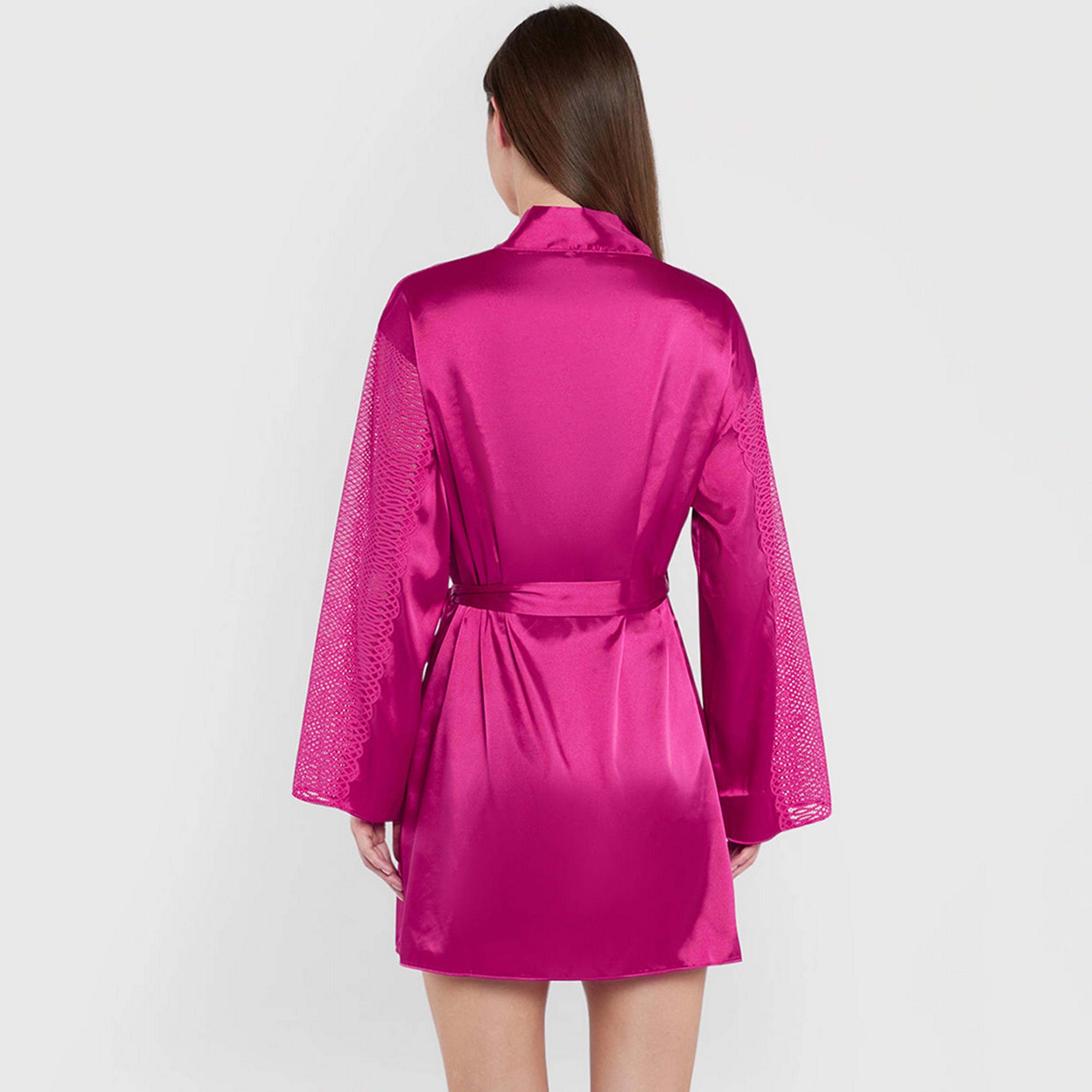 روب نسائي دانتيل بأكمام طويلة من إيزلا آند إيفي-women-clothing-nightwear-robes-image-4