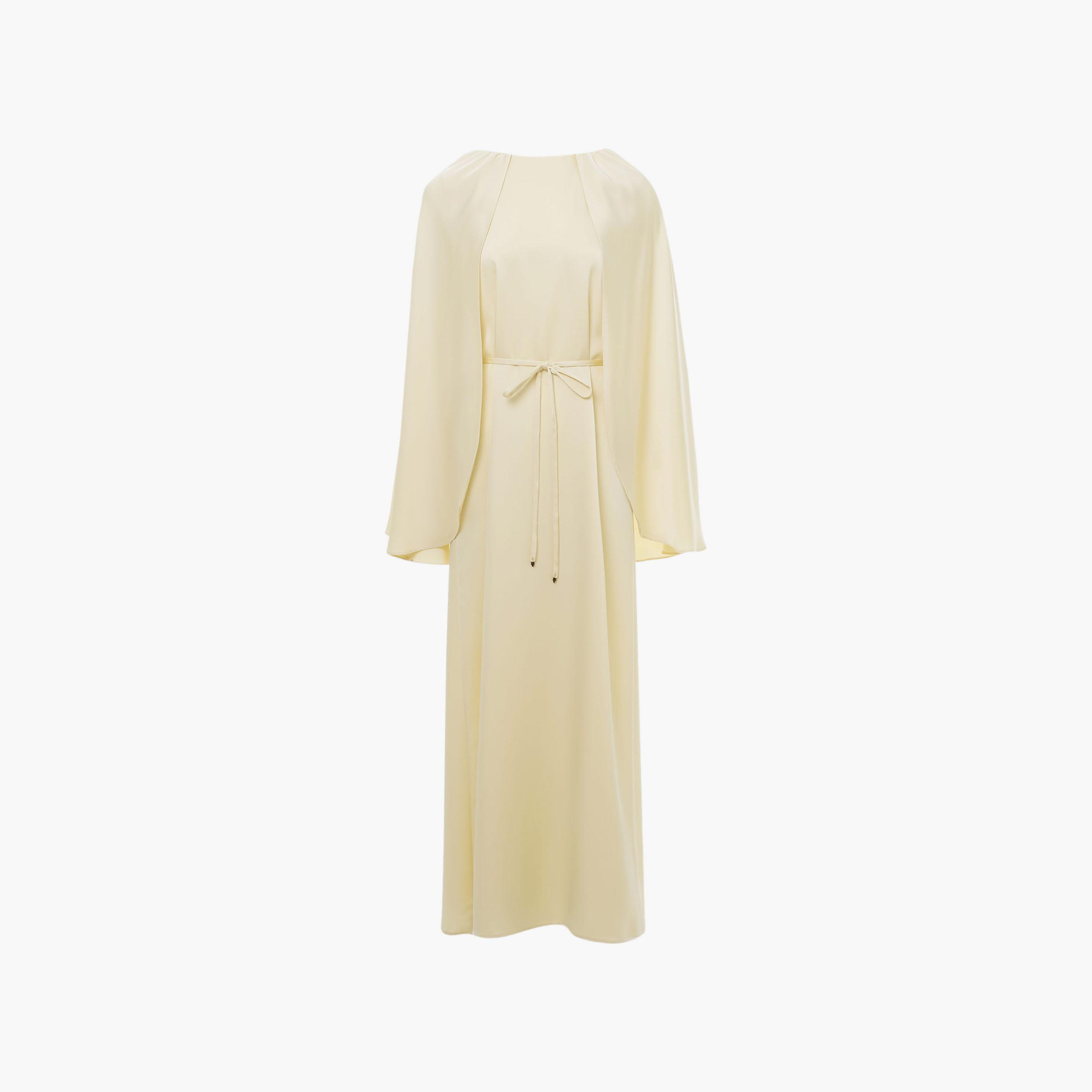 Lichi Satin Straight Women's Maxi Dress with Overlay-women-clothing-dresses-image-5