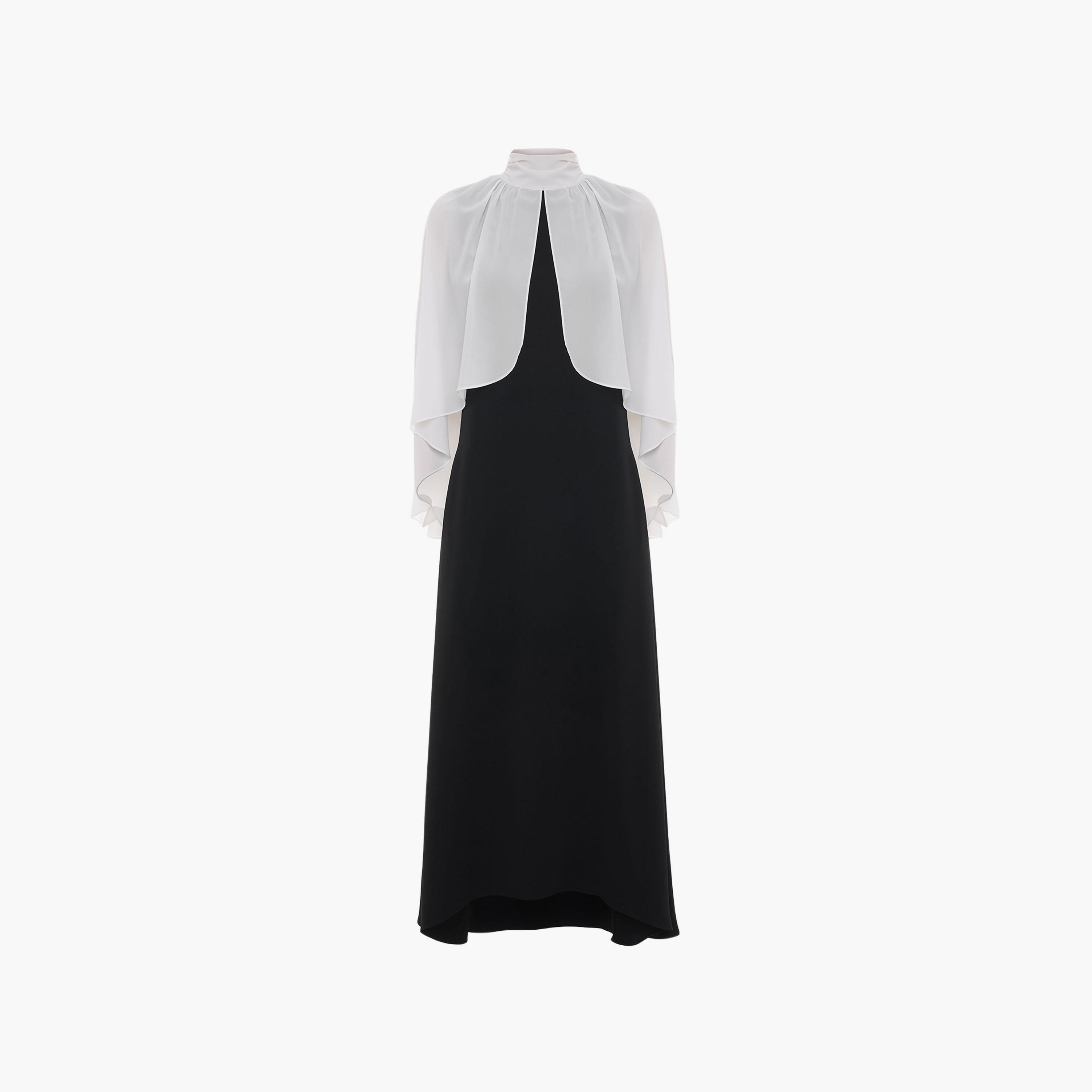 فستان ماكسي ستان بياقة عالية للنساء من ليتشي-women-clothing-dresses-image-5