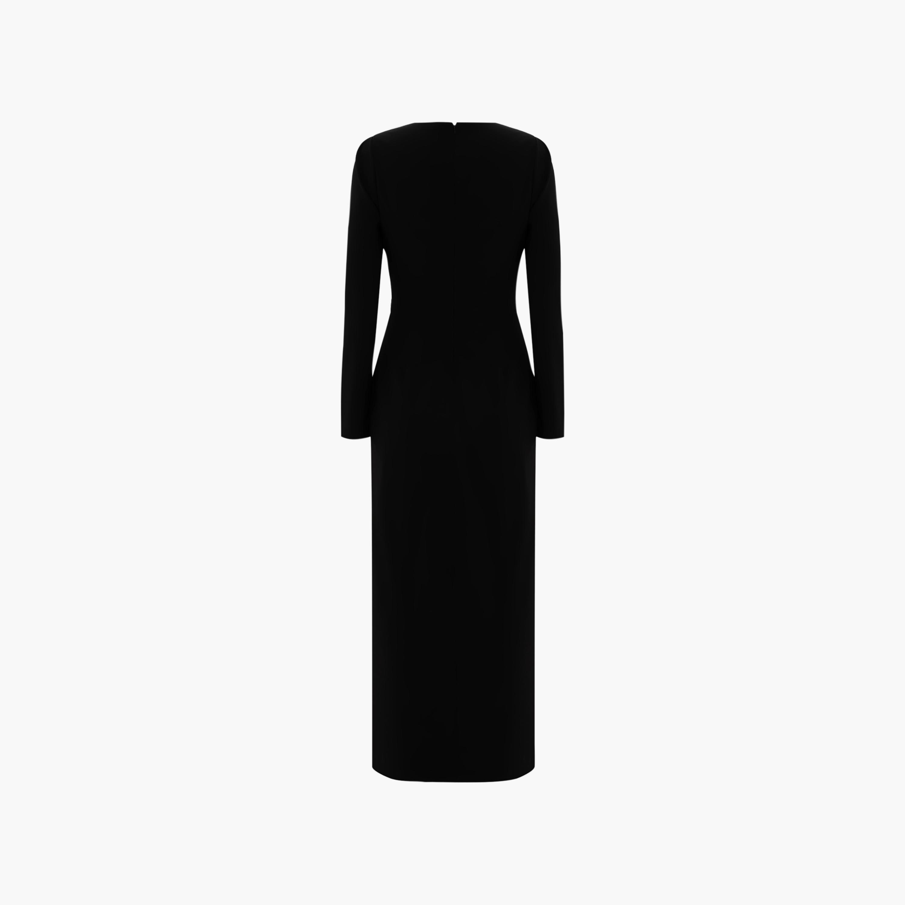 فستان سهرة ماكسي مستقيم (عمودي) للنساء من ليتشي-women-clothing-dresses-image-6