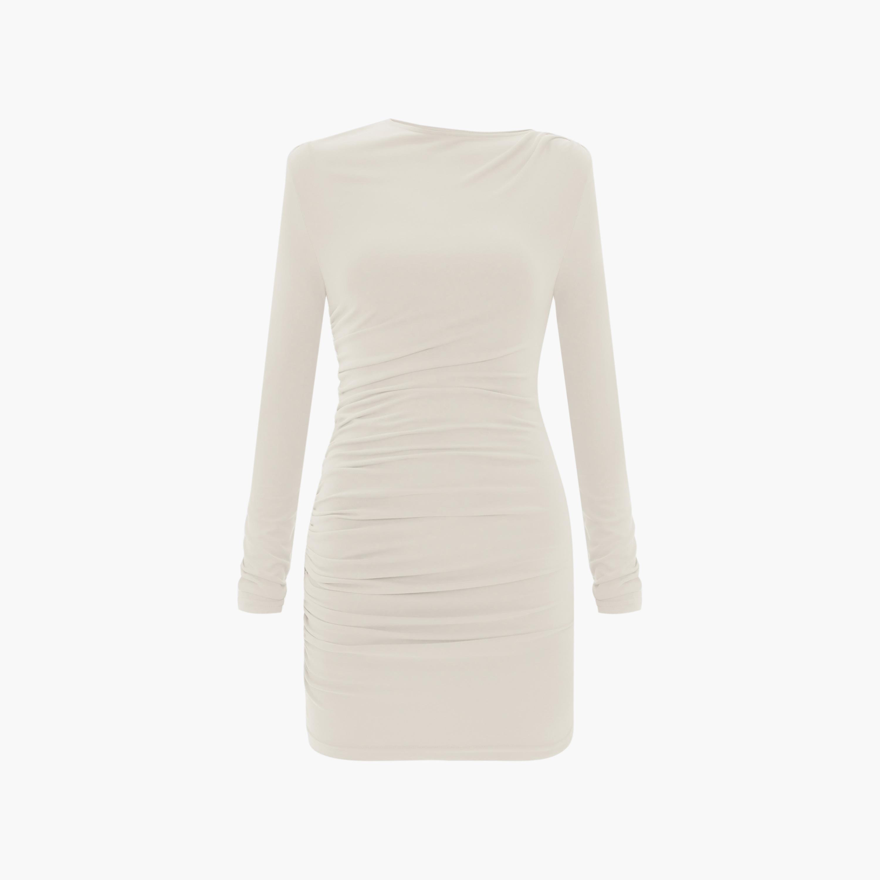 Lichi Jersey Ruched Bodycon Women's Mini Dress-women-clothing-dresses-image-6