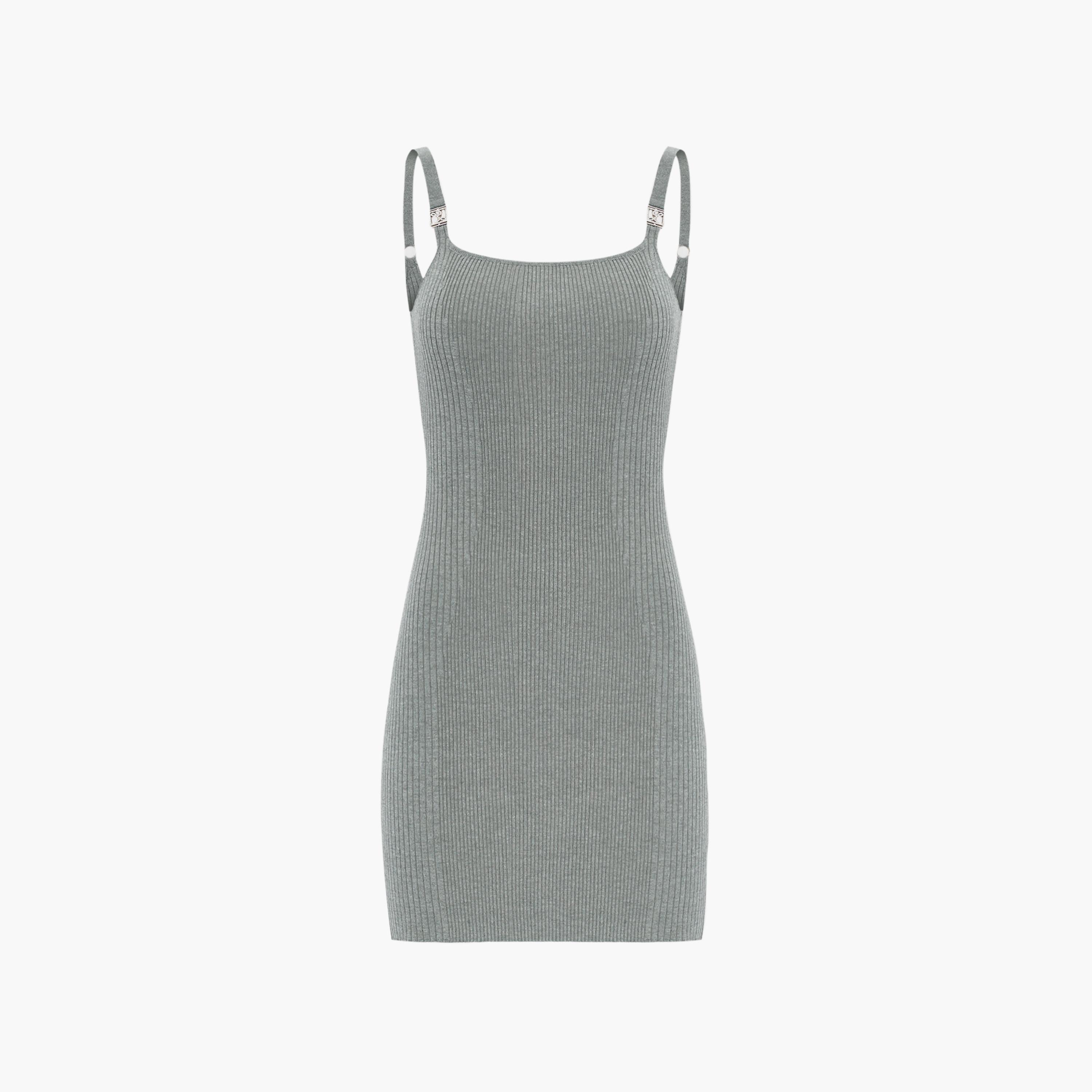 Lichi Ribbed Shoulder Straps Bodycon Women's Mini Dress-women-clothing-dresses-image-5