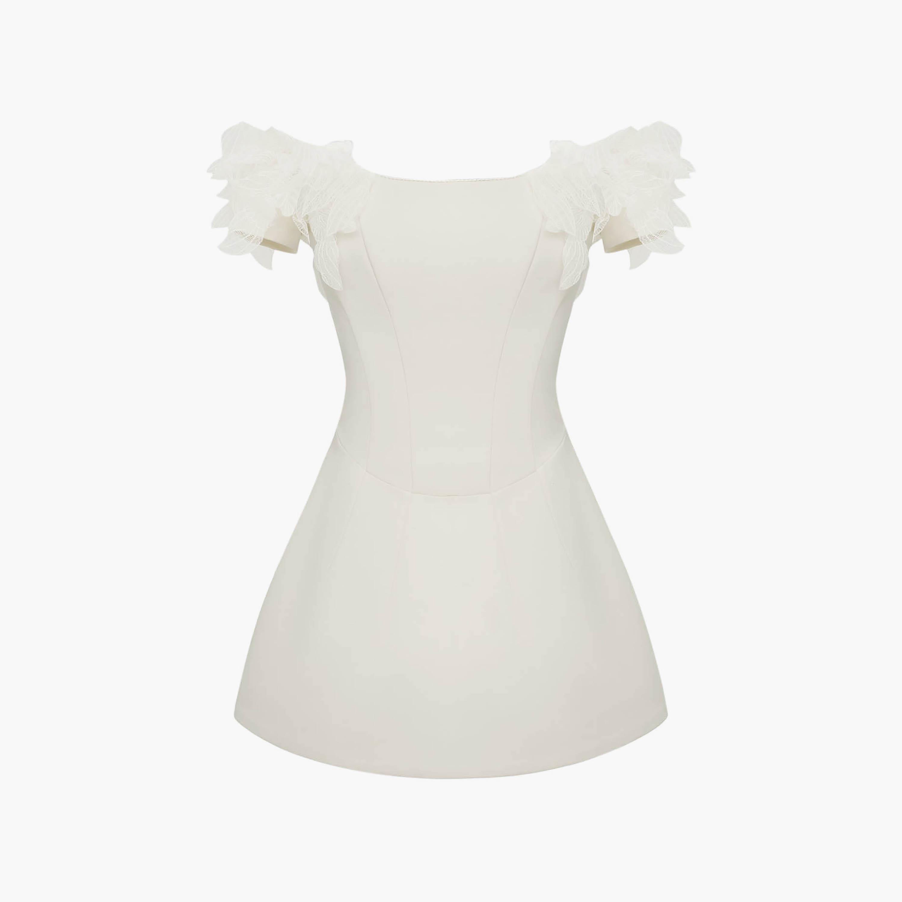 فستان سهرة قصير (ميني) بنمط مشد (كورسيه) وأكتاف مكشوفة للنساء من ليتشي-women-clothing-dresses-image-6