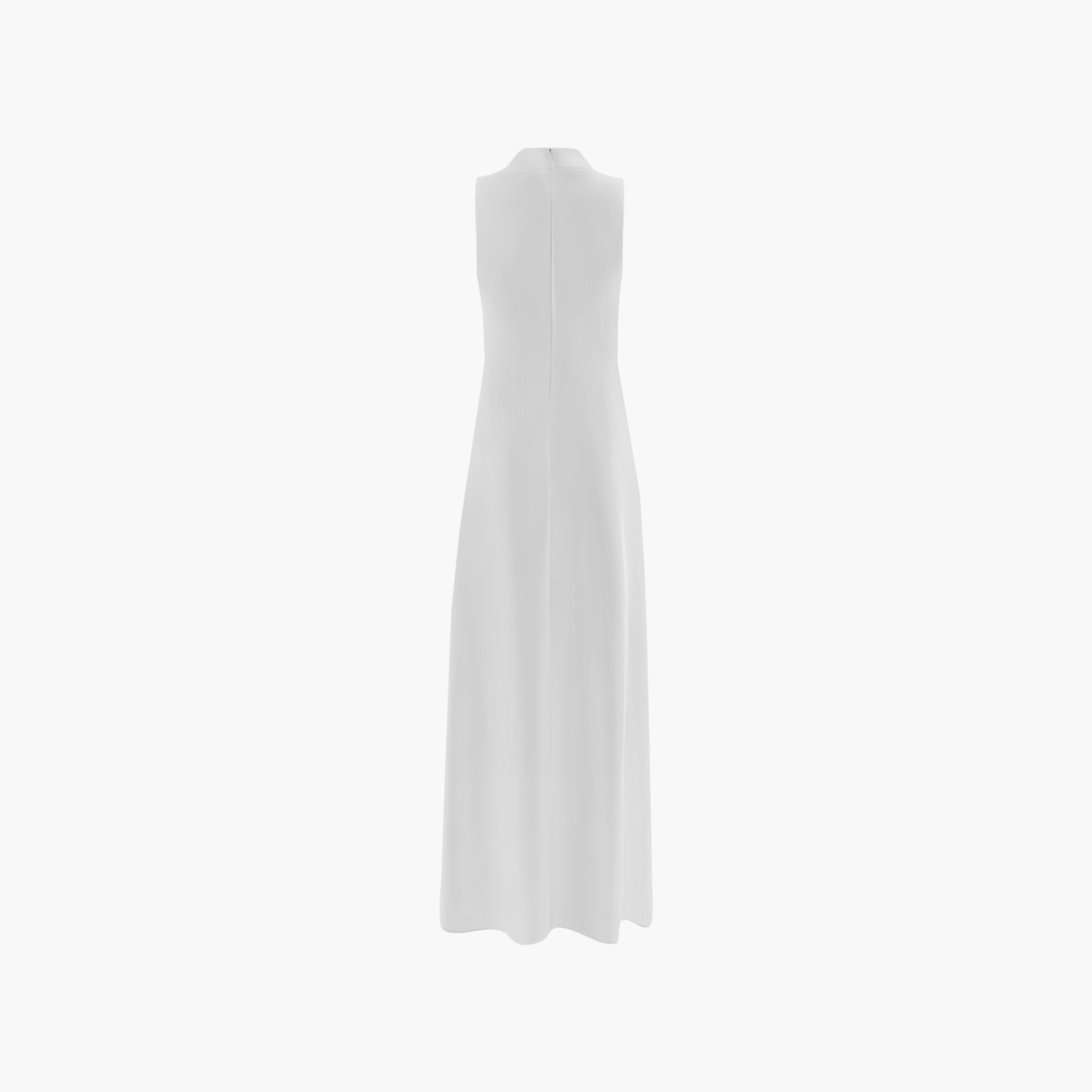فستان ماكسي مستقيم (عمودي) ستان بياقة عالية للنساء من ليتشي-women-clothing-dresses-image-6
