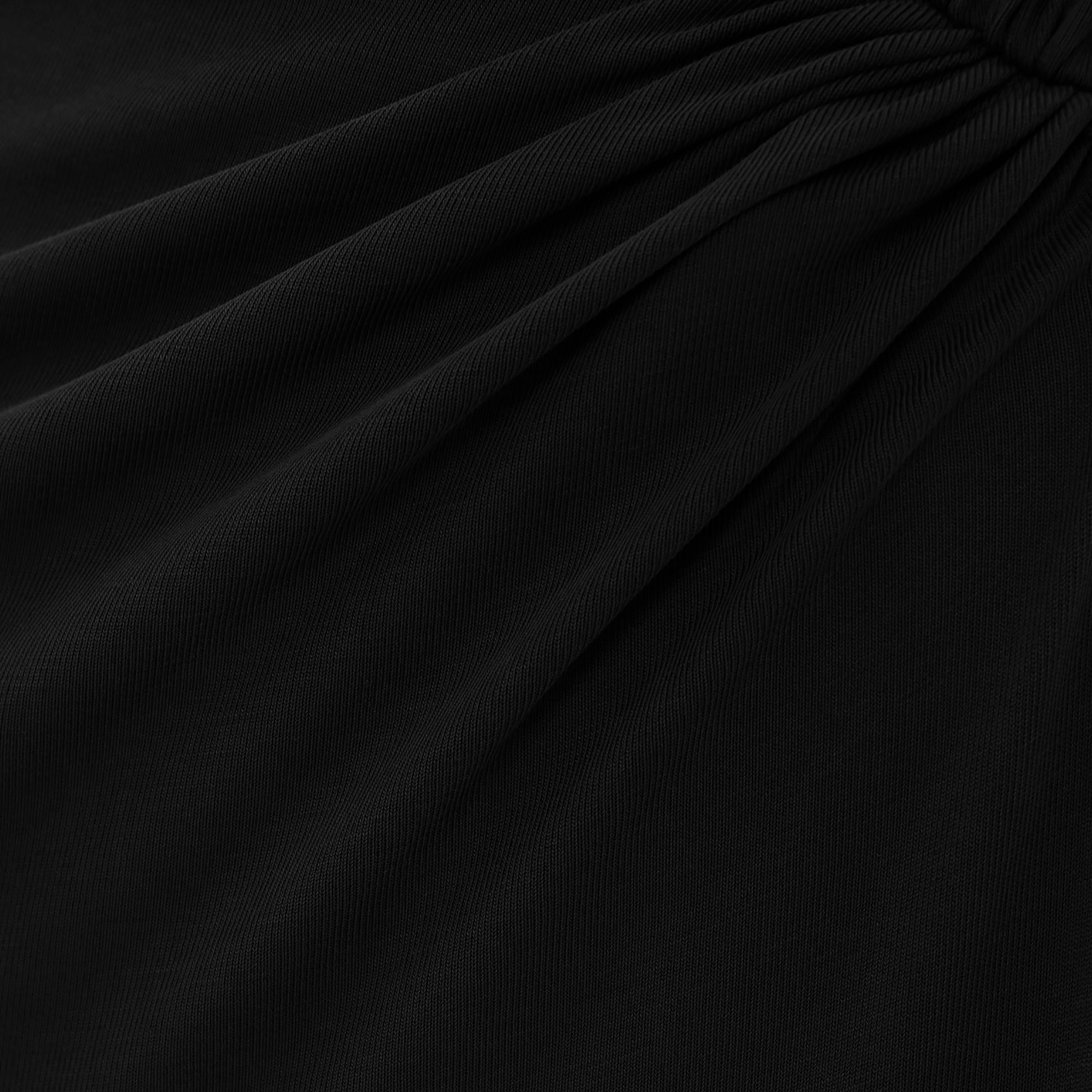 فستان ماكسي مستقيم (عمودي) من الجيرسيه بأكمام كاب للنساء من ليتشي-women-clothing-dresses-image-4