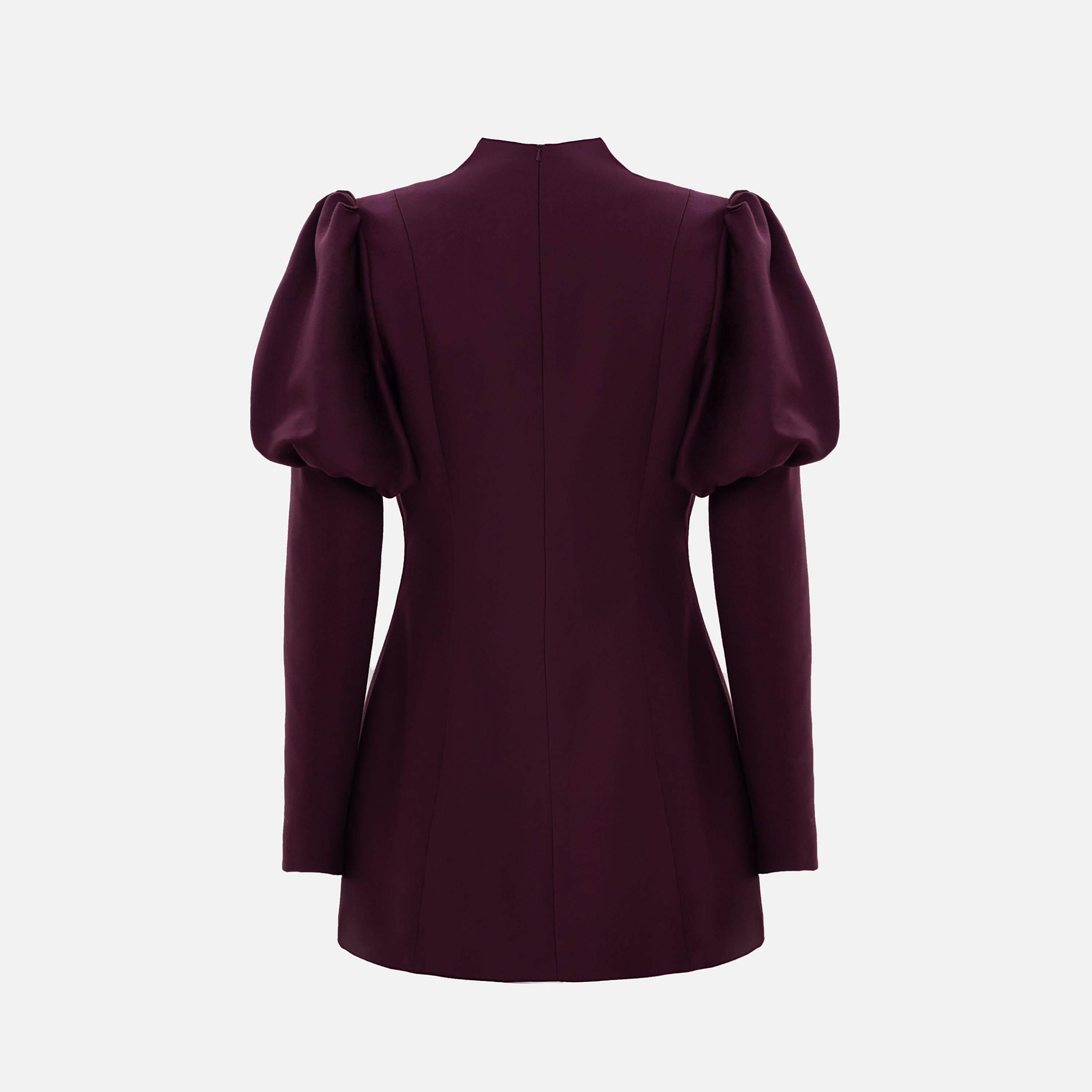 Lichi Stand-Up Collar Fit & Flared Women's Mini Dress-women-clothing-dresses-image-6