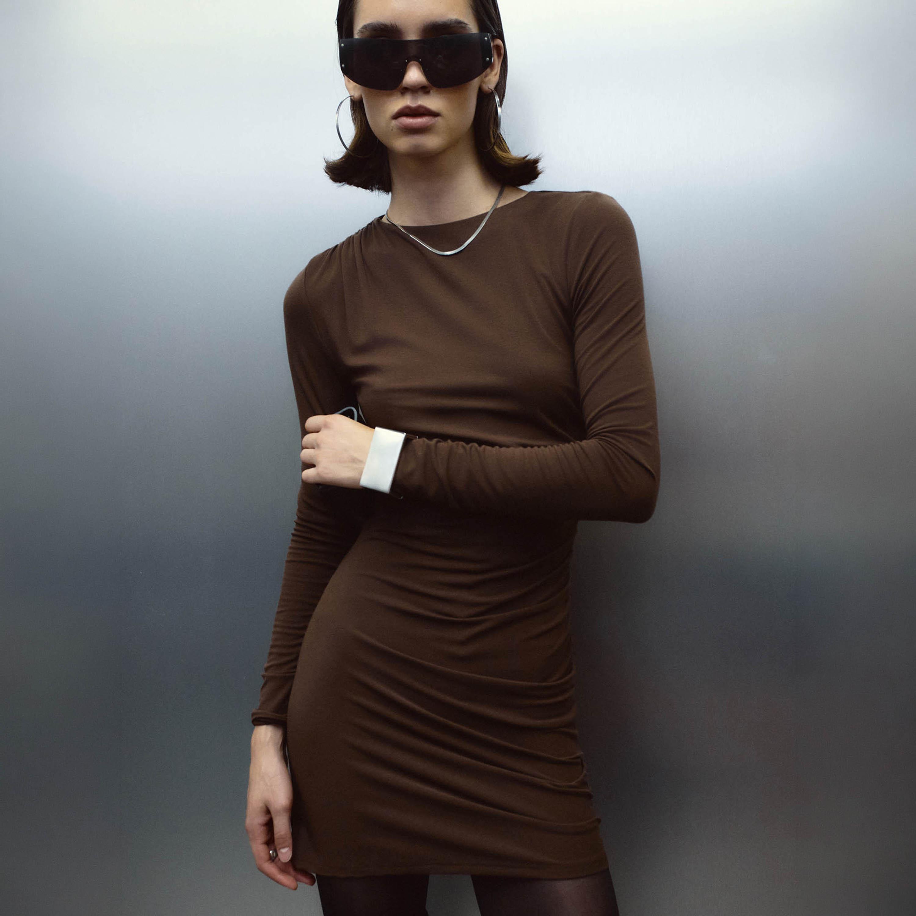 فستان ميني ضيق (شيث) بزمزمة للنساء من ليتشي-women-clothing-dresses-image-3