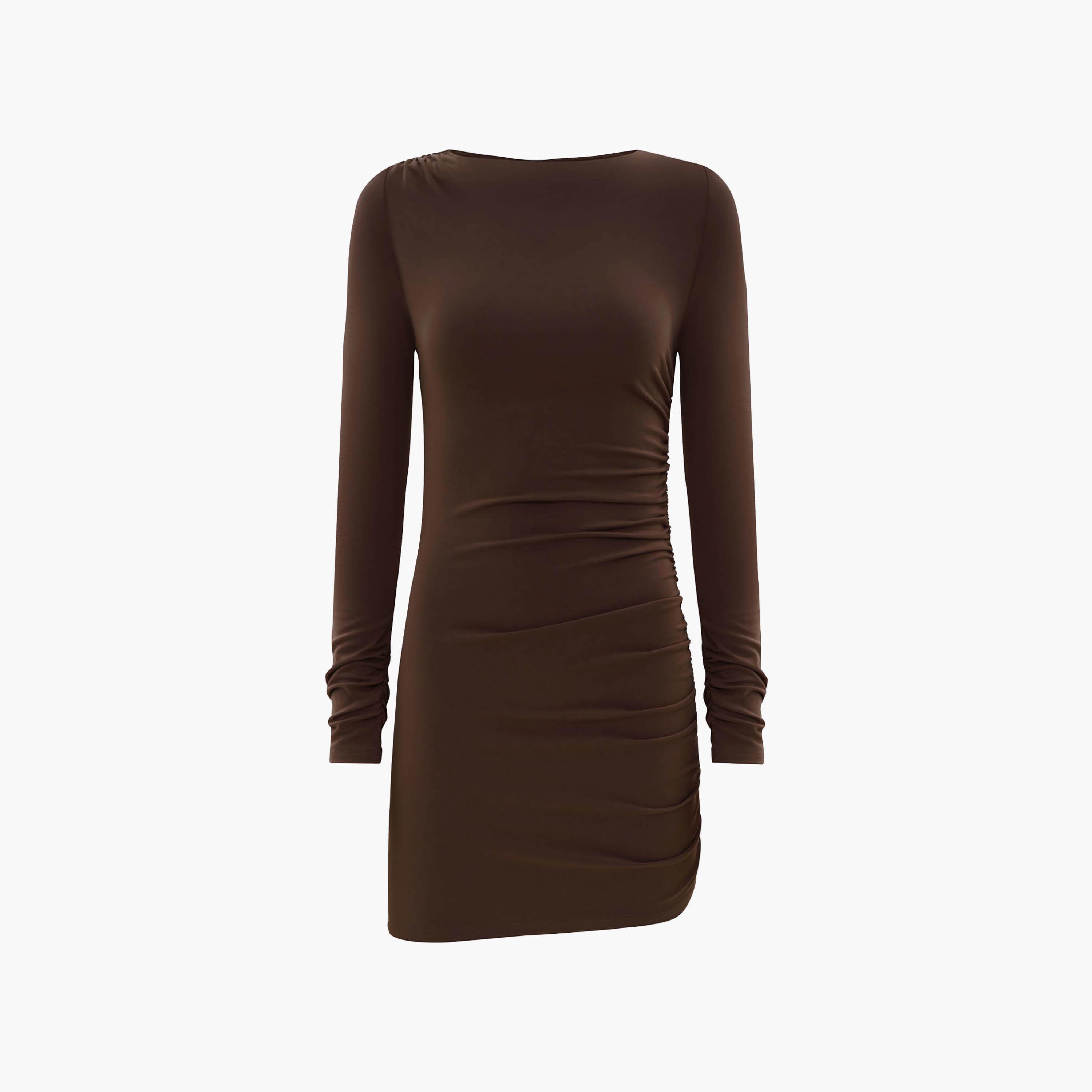 فستان ميني ضيق (شيث) بزمزمة للنساء من ليتشي-women-clothing-dresses-image-4