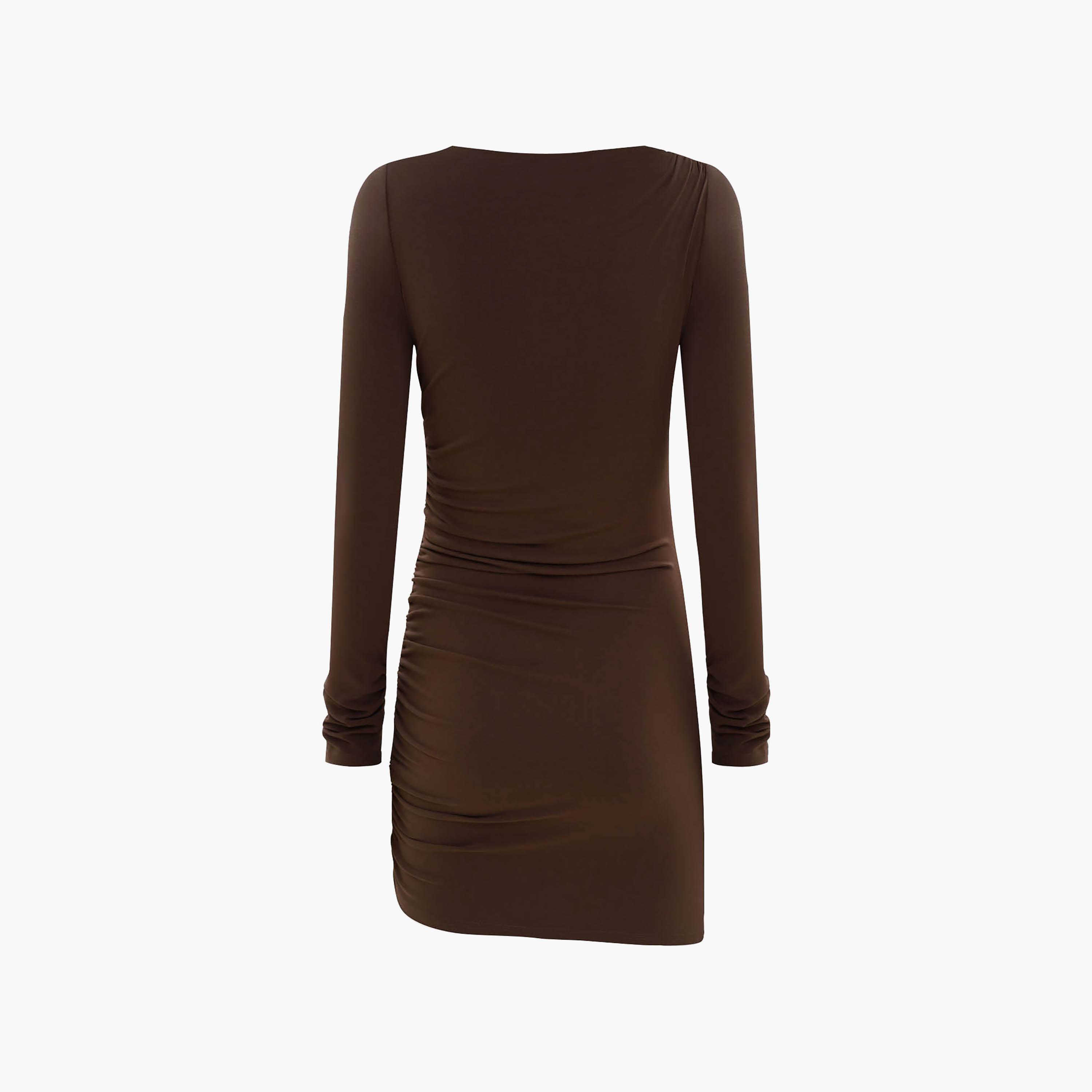 فستان ميني ضيق (شيث) بزمزمة للنساء من ليتشي-women-clothing-dresses-image-5