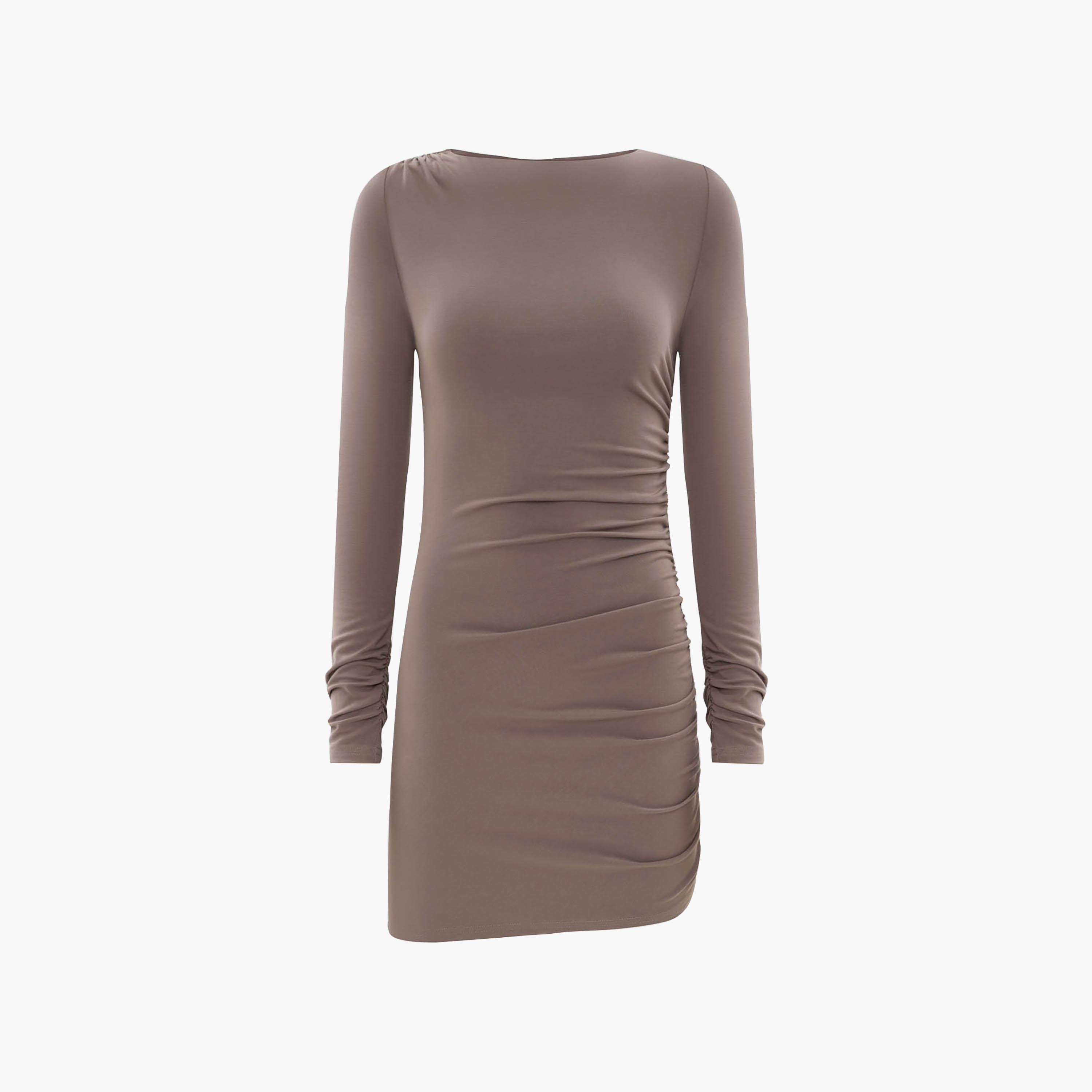 فستان ميني ضيق (شيث) بزمزمة للنساء من ليتشي-women-clothing-dresses-image-5