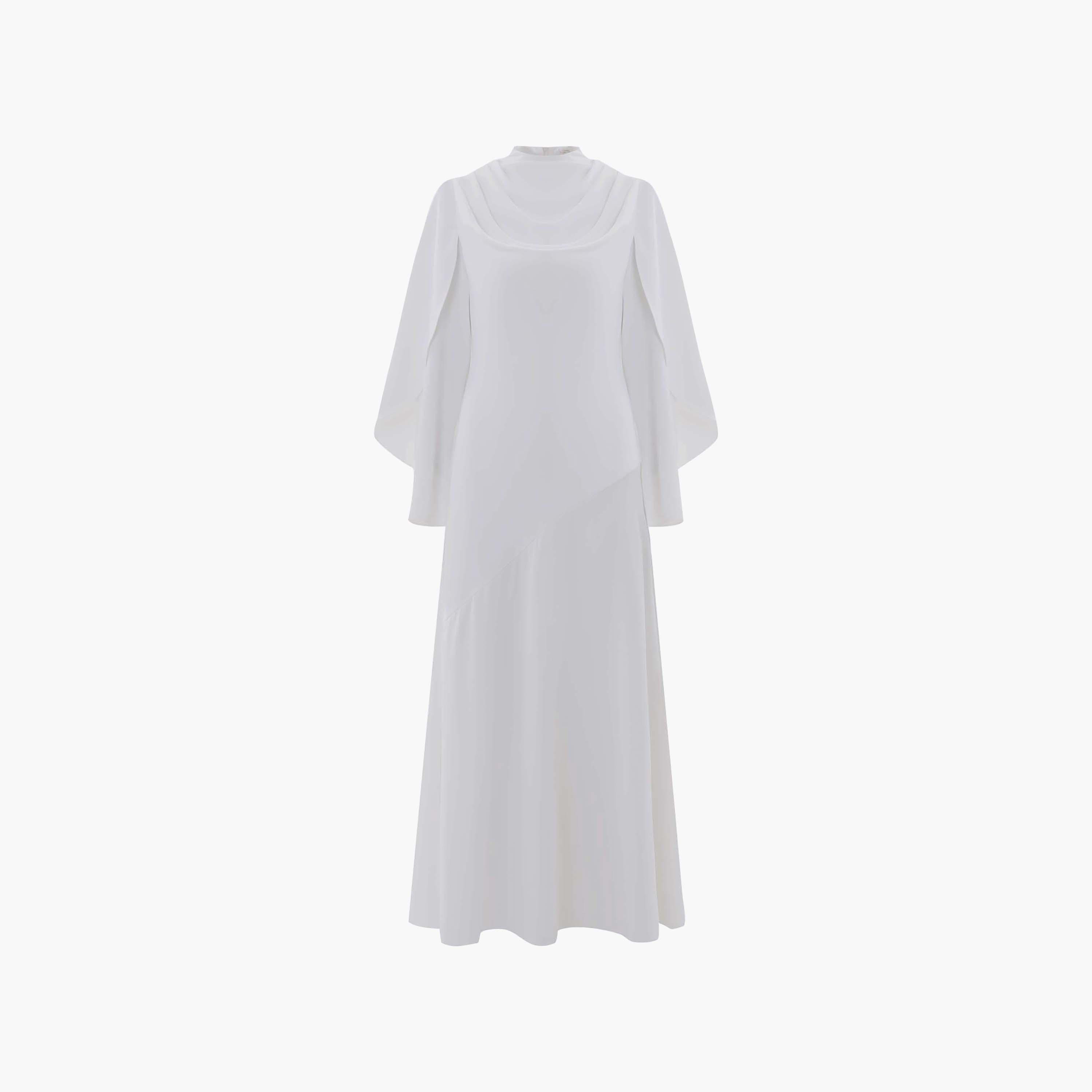 Lichi Mock Neck Flared Women's Maxi Evening Dress-women-clothing-dresses-image-5