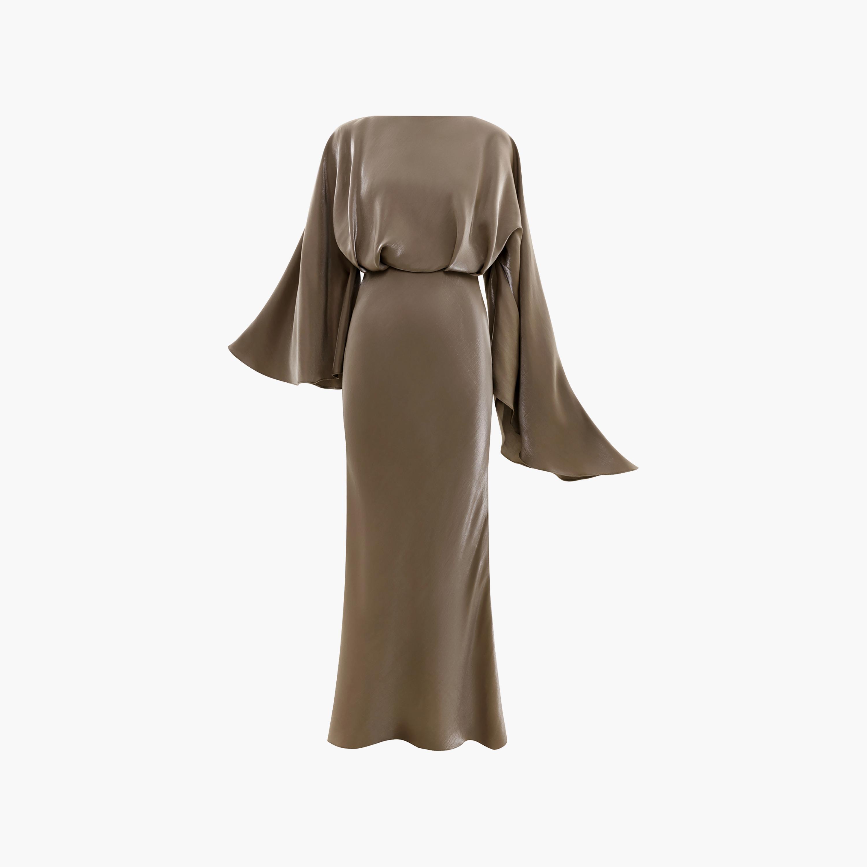 Lichi Satin Sheath Women's Maxi Evening Dress-women-clothing-dresses-image-5