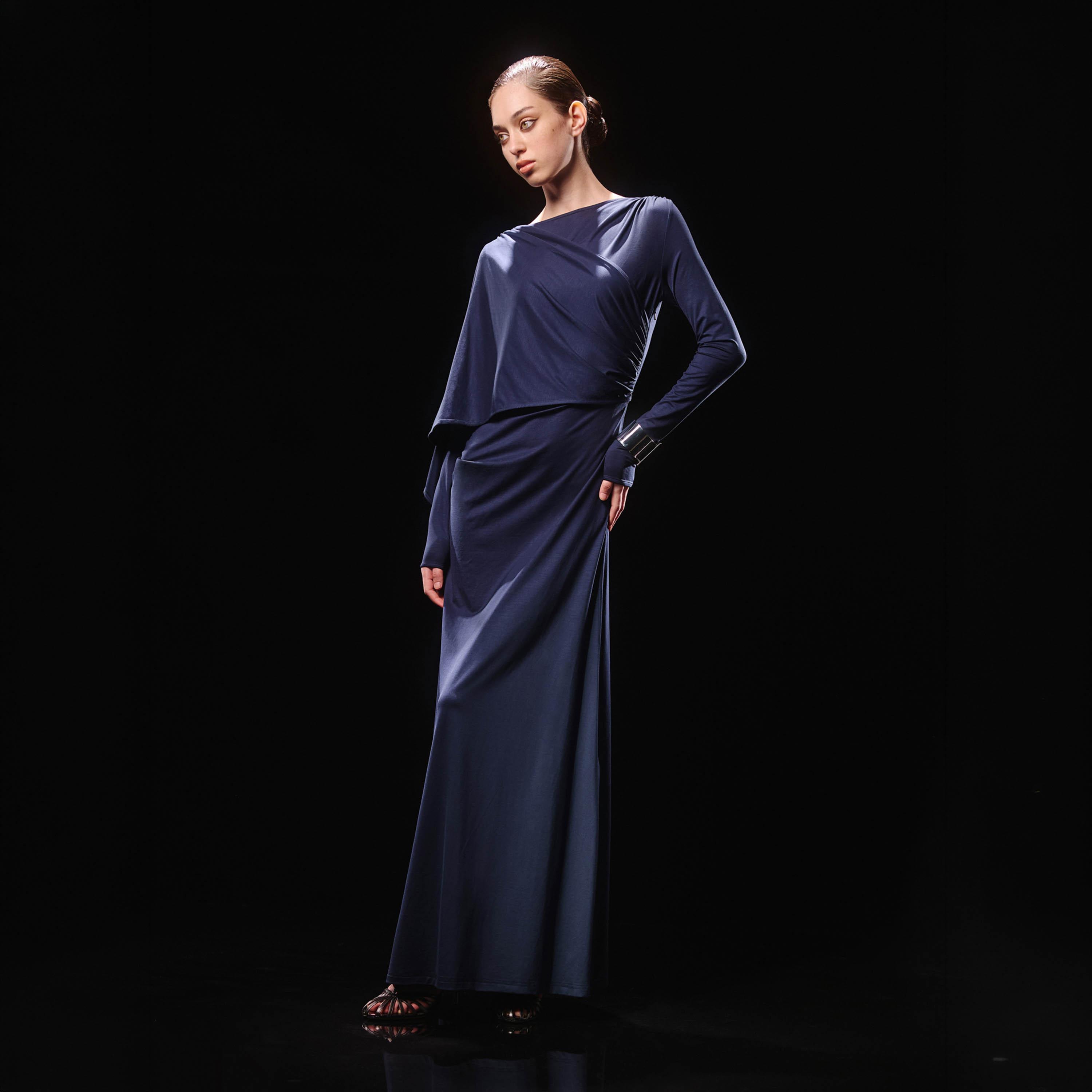 Lichi Jersey Column Women's Maxi Evening Dress-women-clothing-dresses-image-1