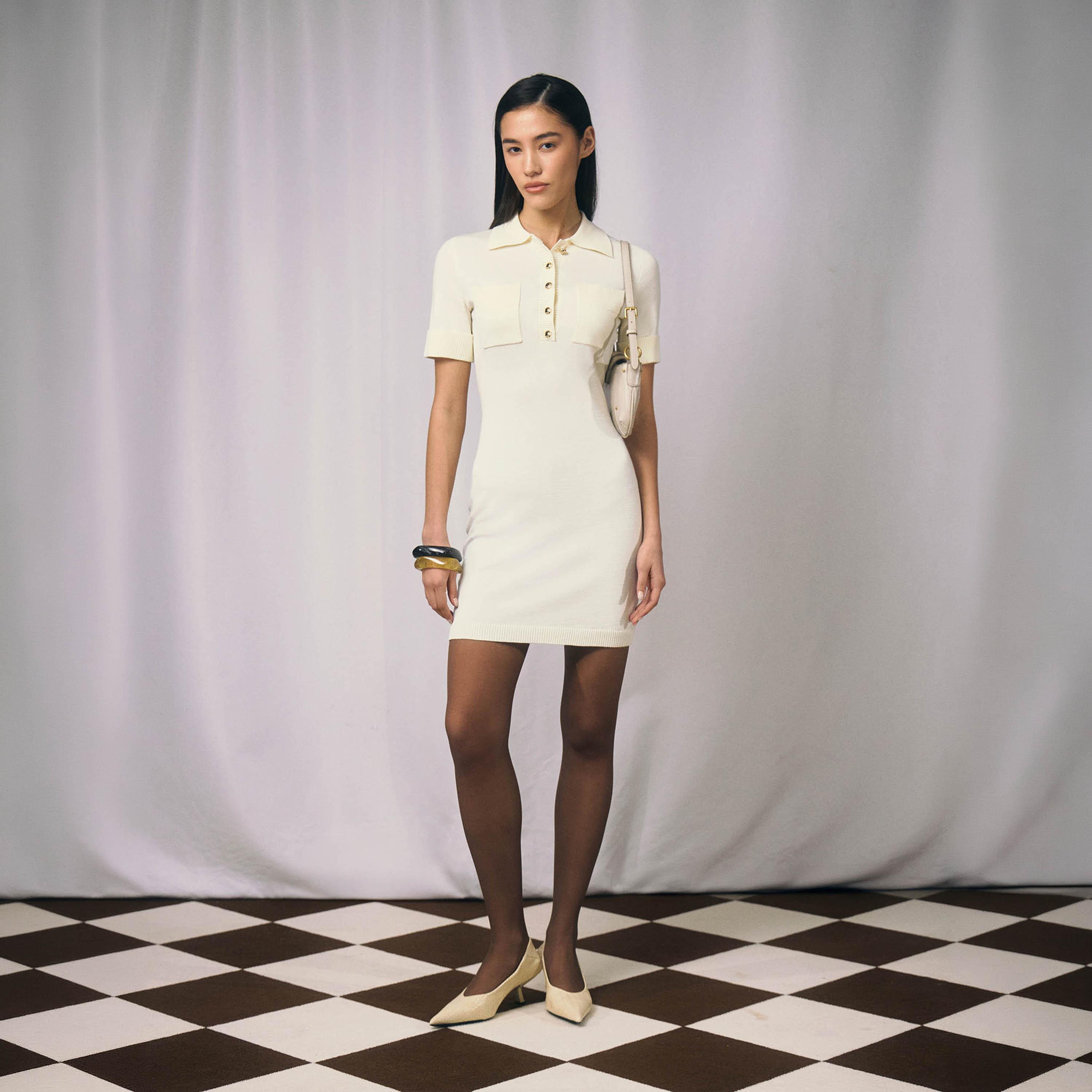 Lichi Collared T-Shirt Women's Mini Dress-women-clothing-dresses-image-2