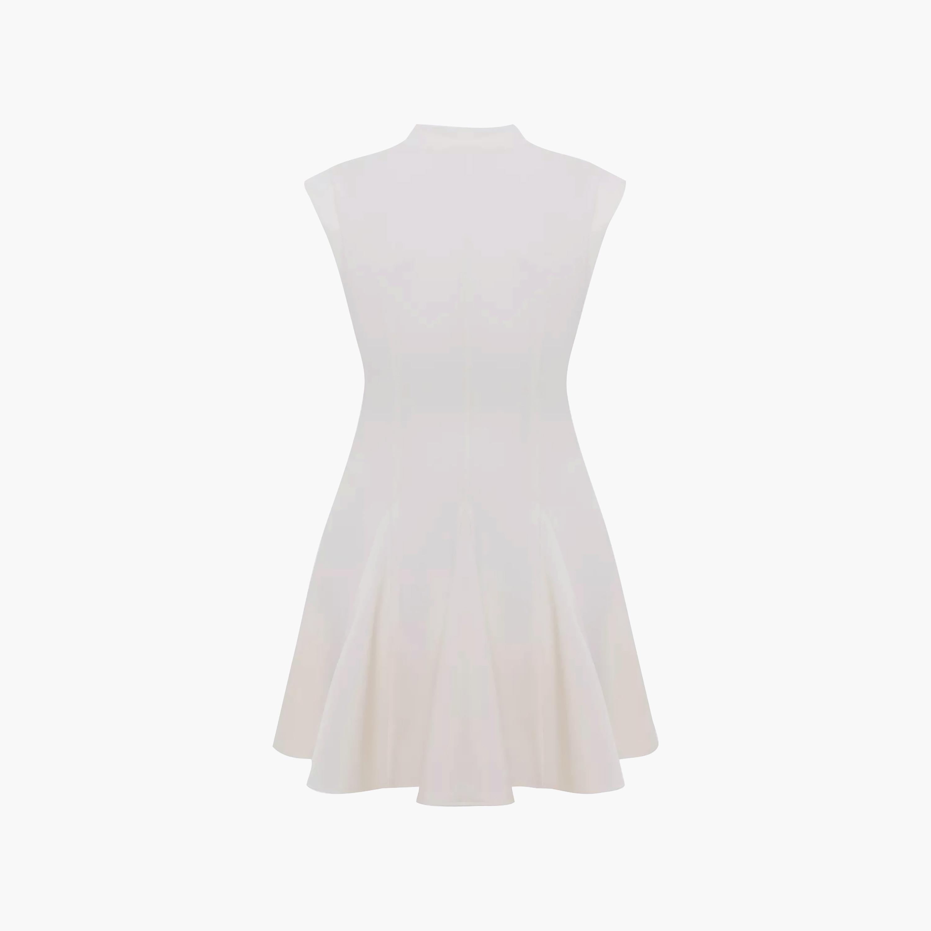Lichi Mock Neck Fit & Flared Women's Mini Evening Dress-women-clothing-dresses-image-5