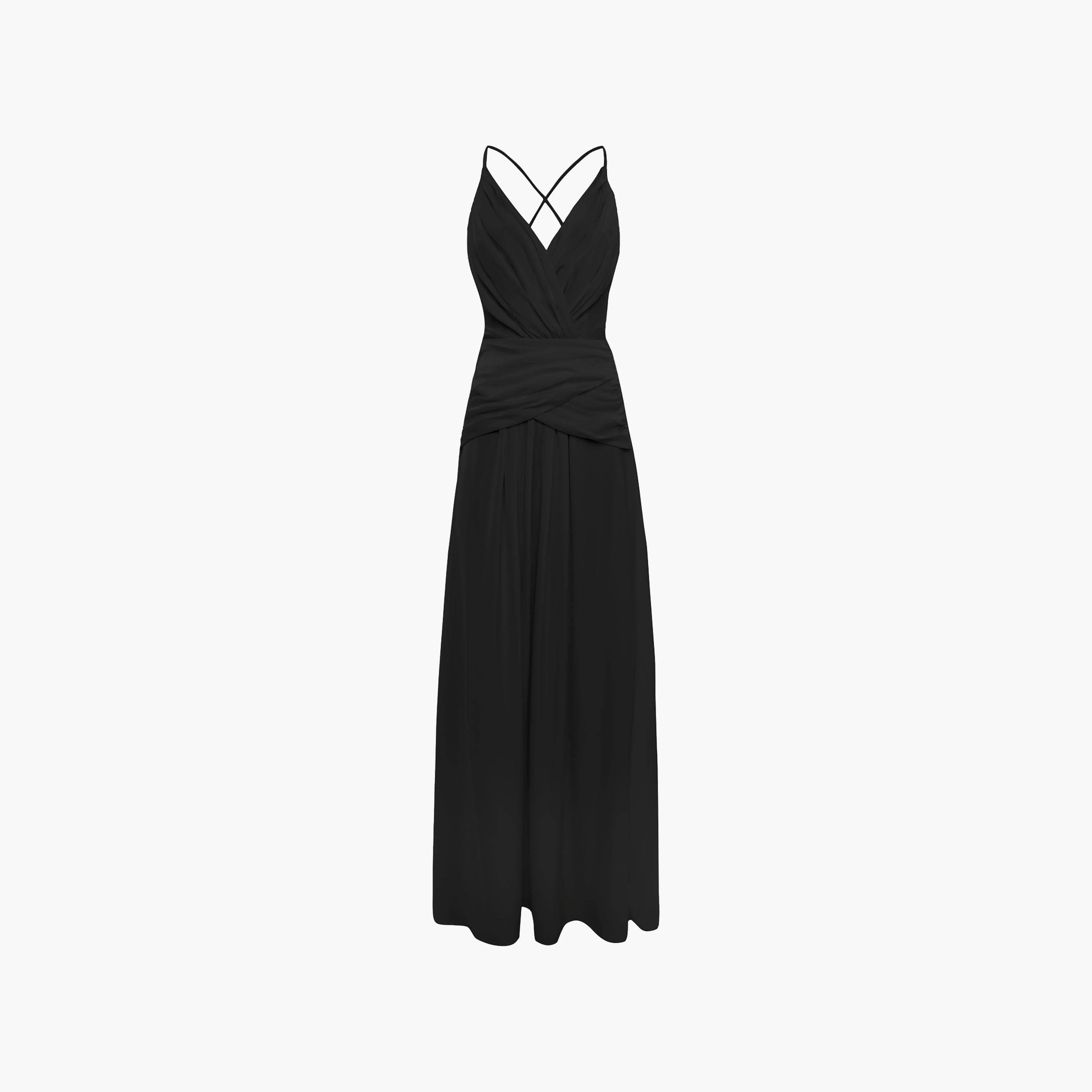 Lichi Surplice Neck Fit & Flared Women's Maxi Evening Dress-women-clothing-dresses-image-6