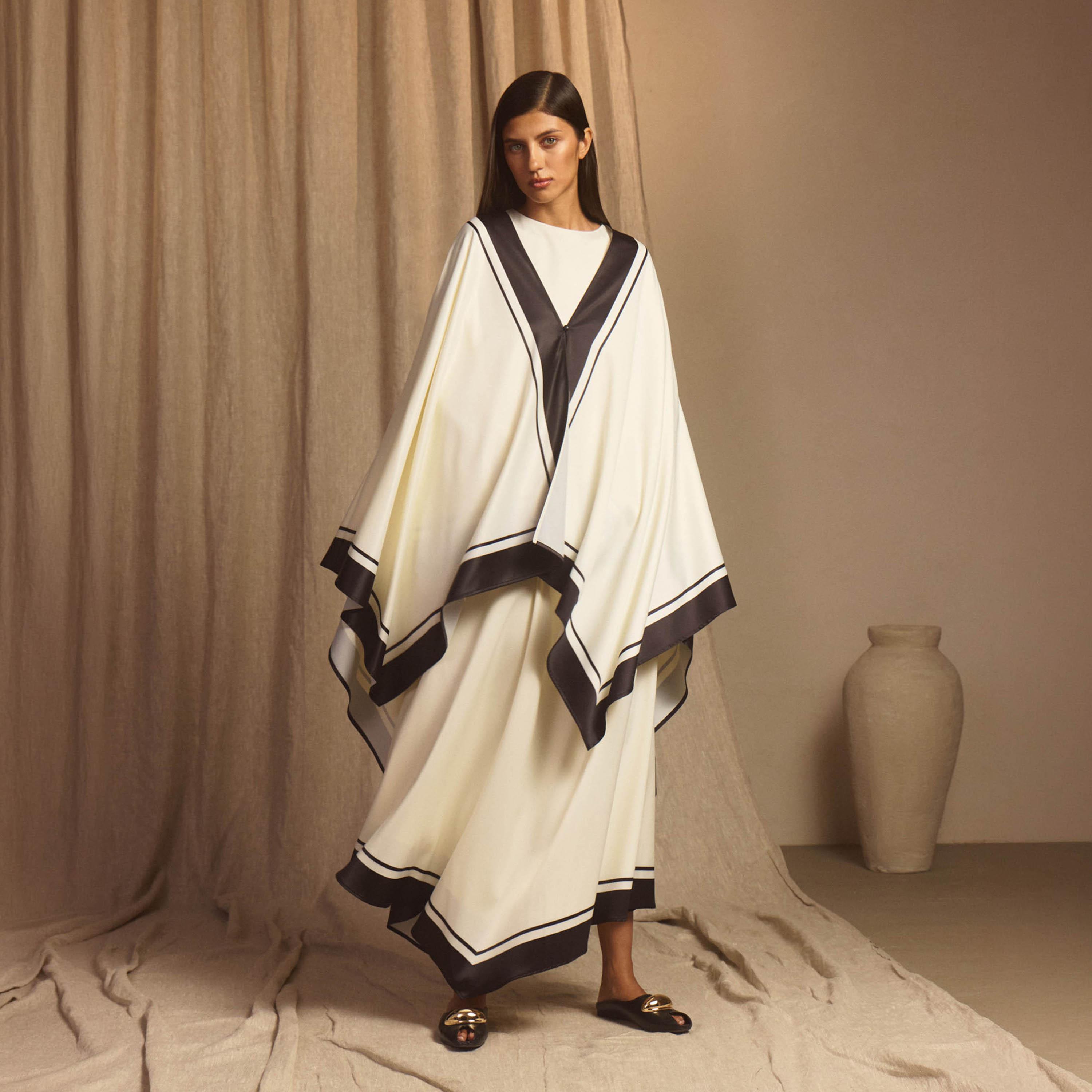 Lichi Colour-Blocked Kaftan Women's Maxi Dress-women-clothing-dresses-image-1