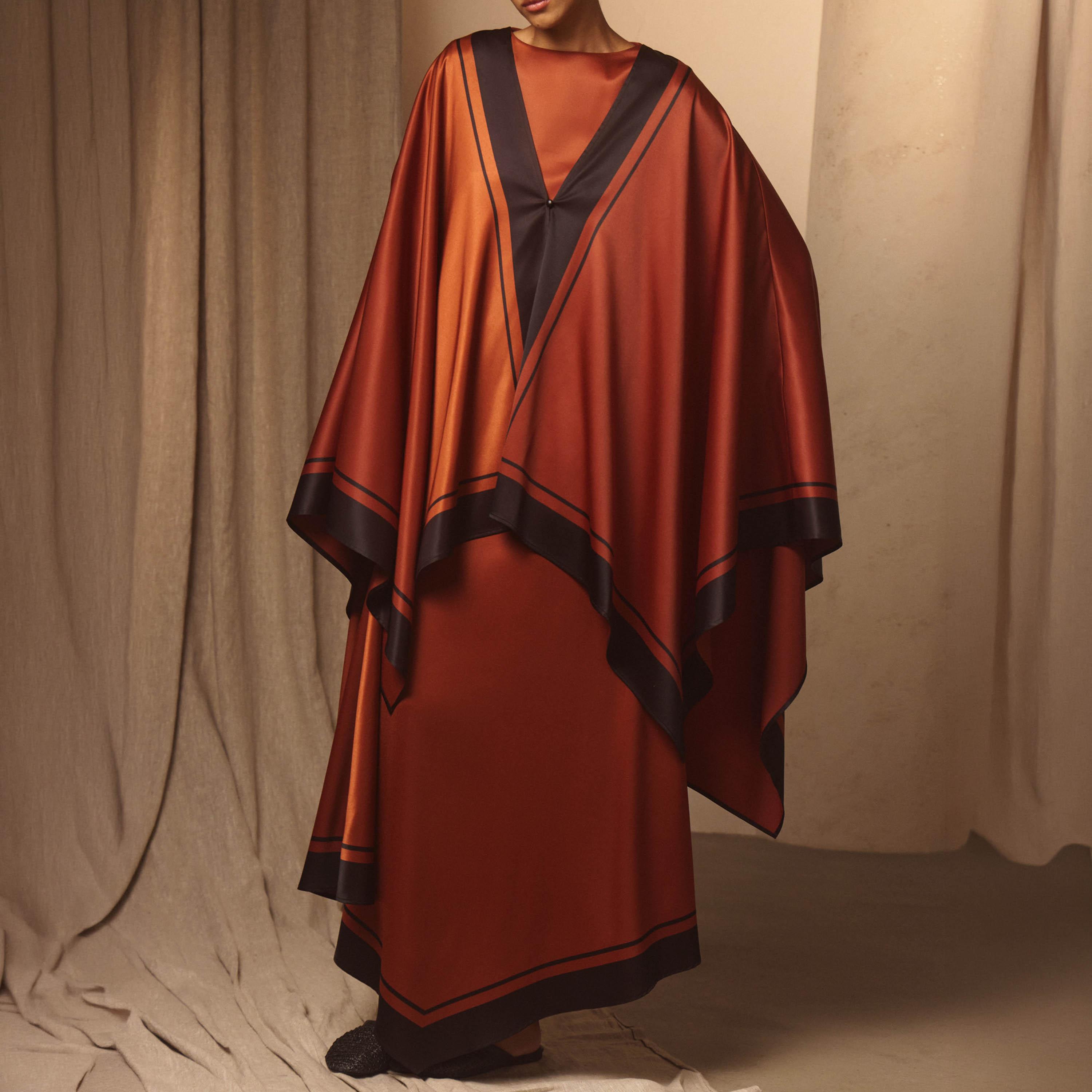 Lichi Colour-Blocked Kaftan Women's Maxi Dress-women-clothing-dresses-image-4