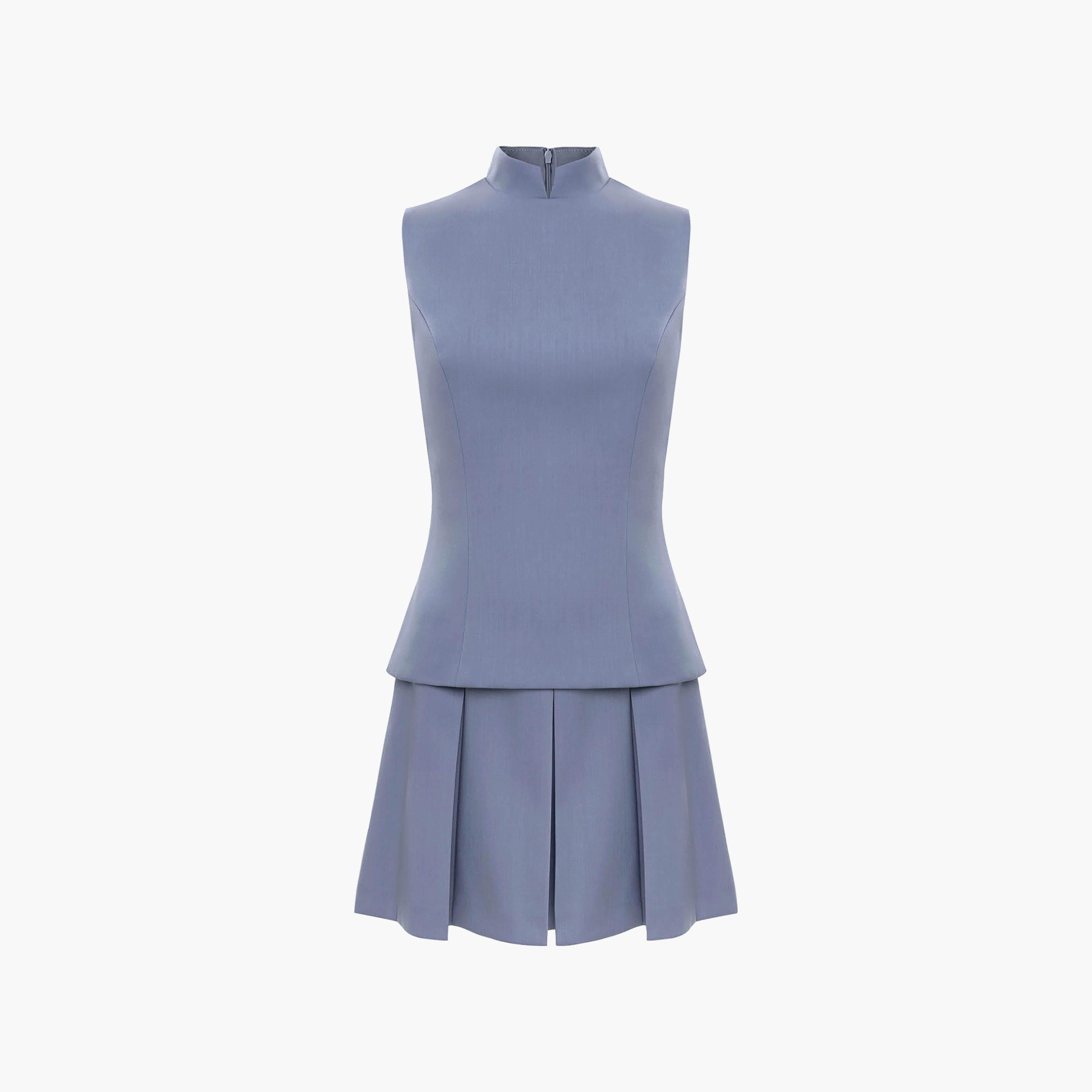 Lichi High Neck Women's Mini Dress-women-clothing-dresses-image-5