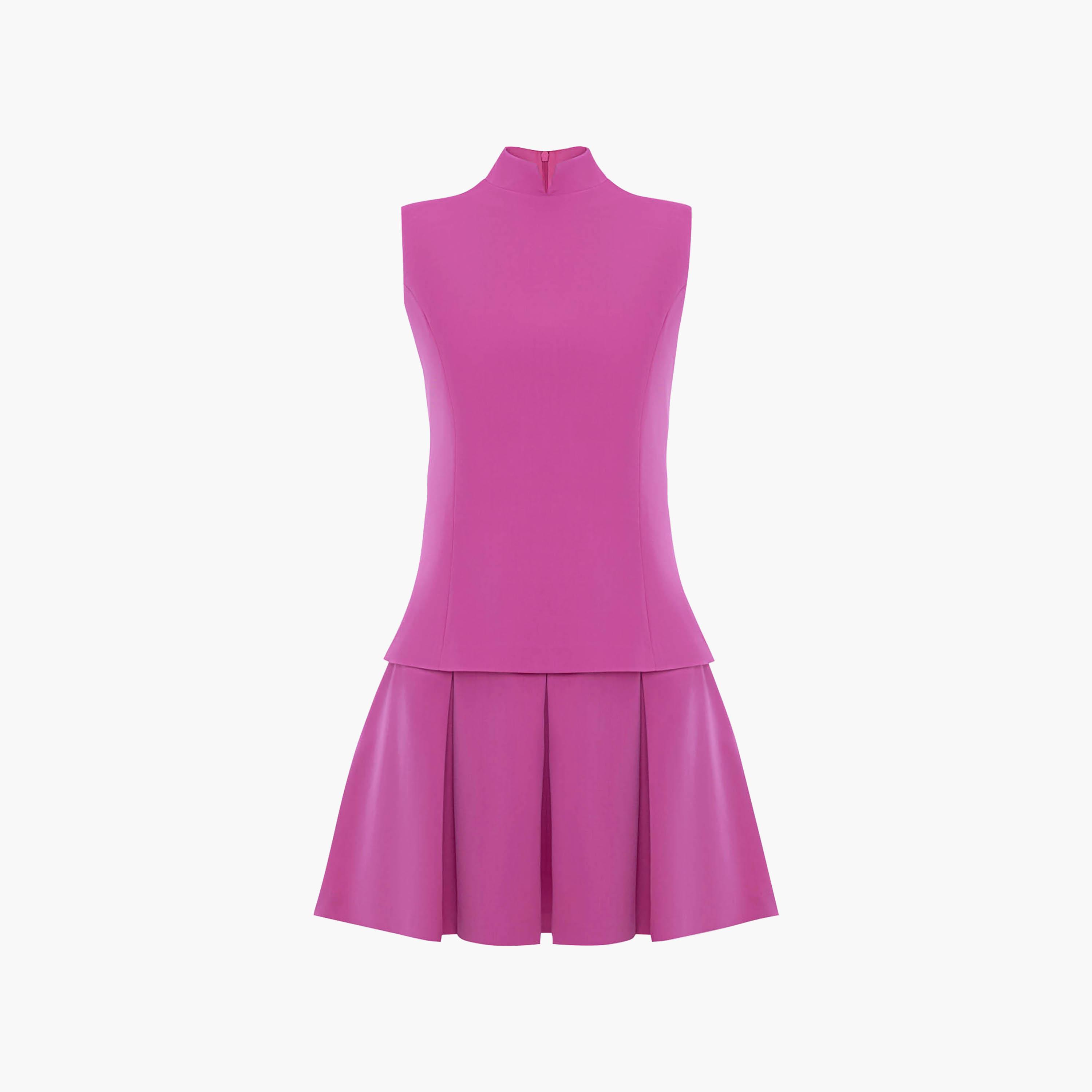 Lichi High Neck Women's Mini Dress-women-clothing-dresses-image-5