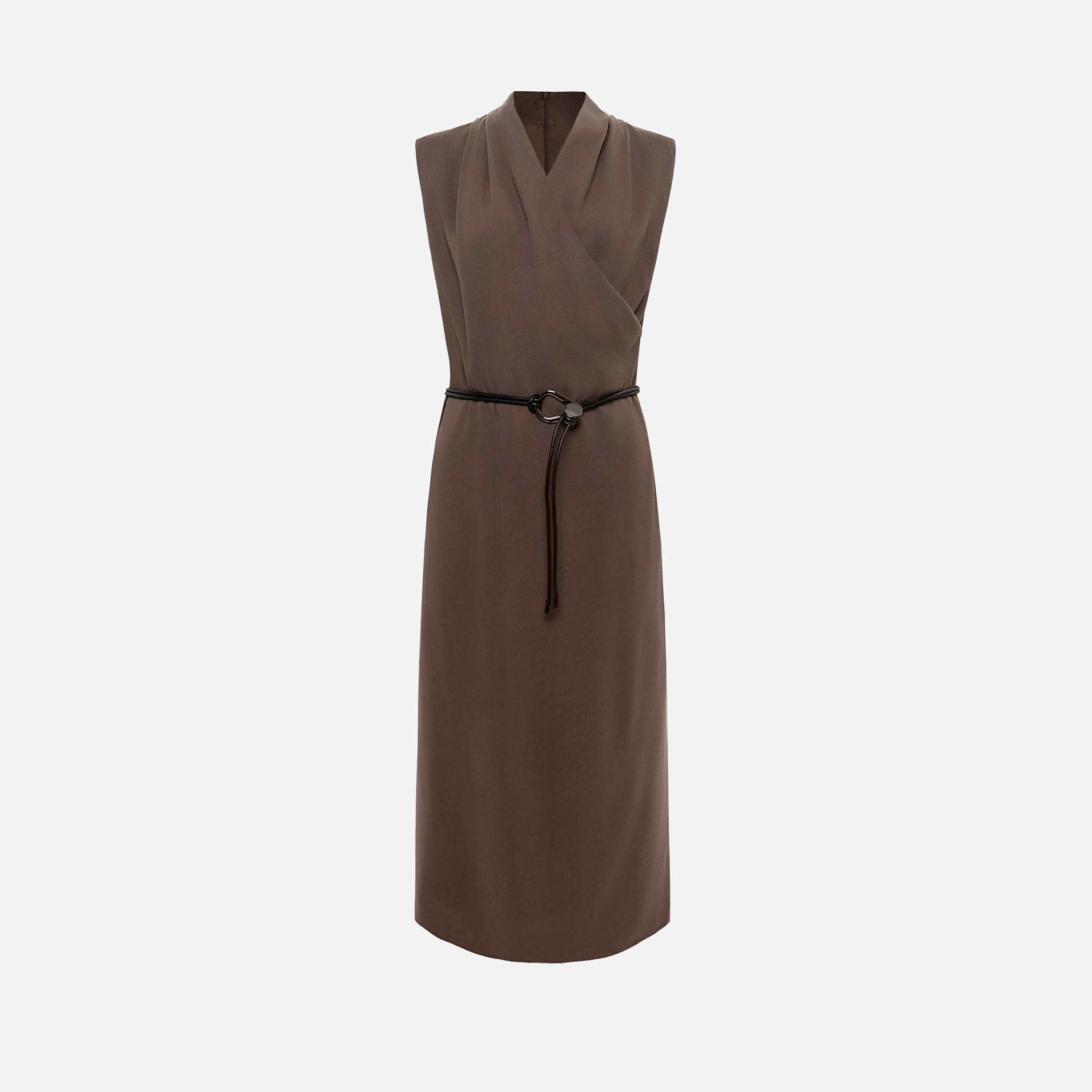 Lichi Stand-Up Collar Sheath Women's Midi Dress-women-clothing-dresses-image-5