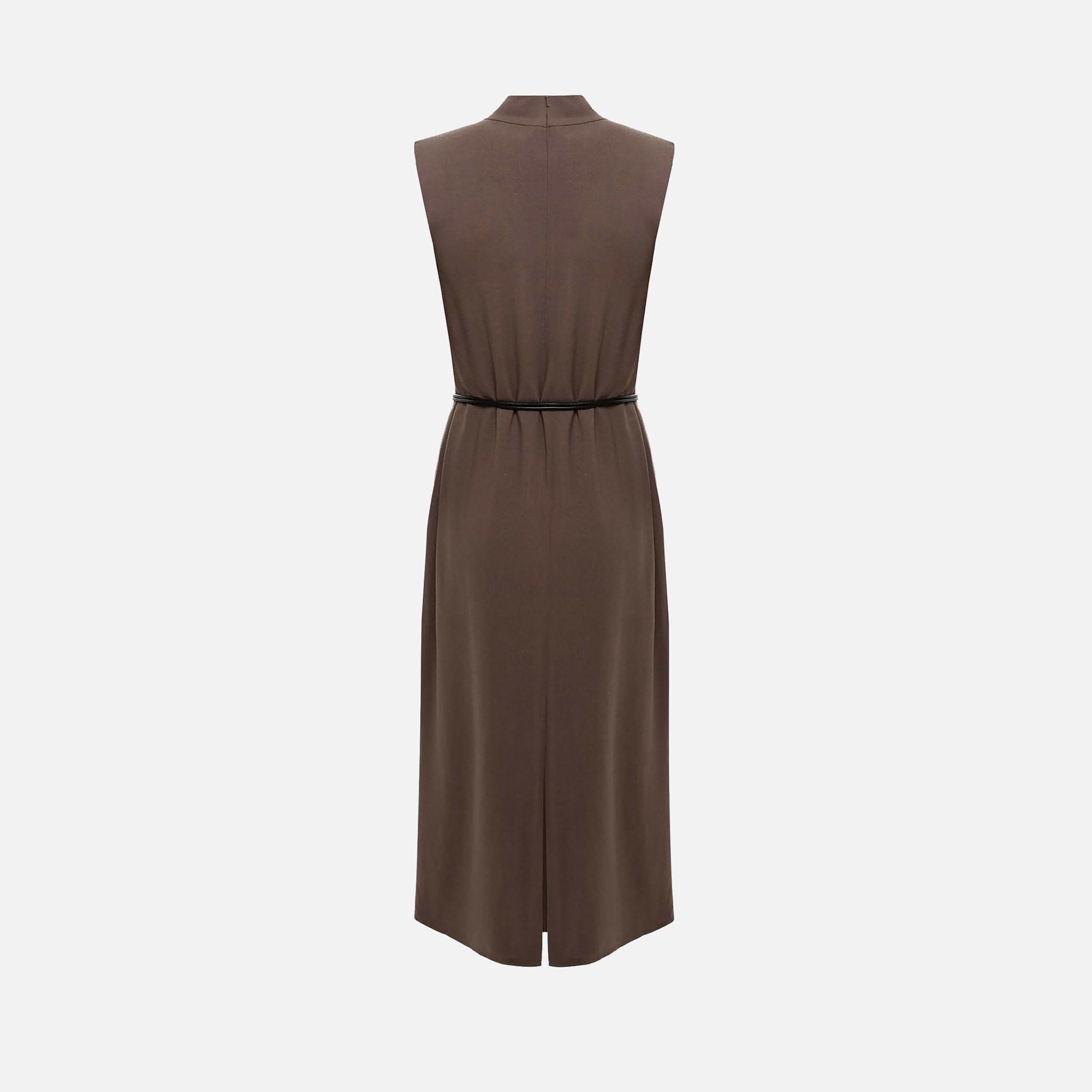 Lichi Stand-Up Collar Sheath Women's Midi Dress-women-clothing-dresses-image-6