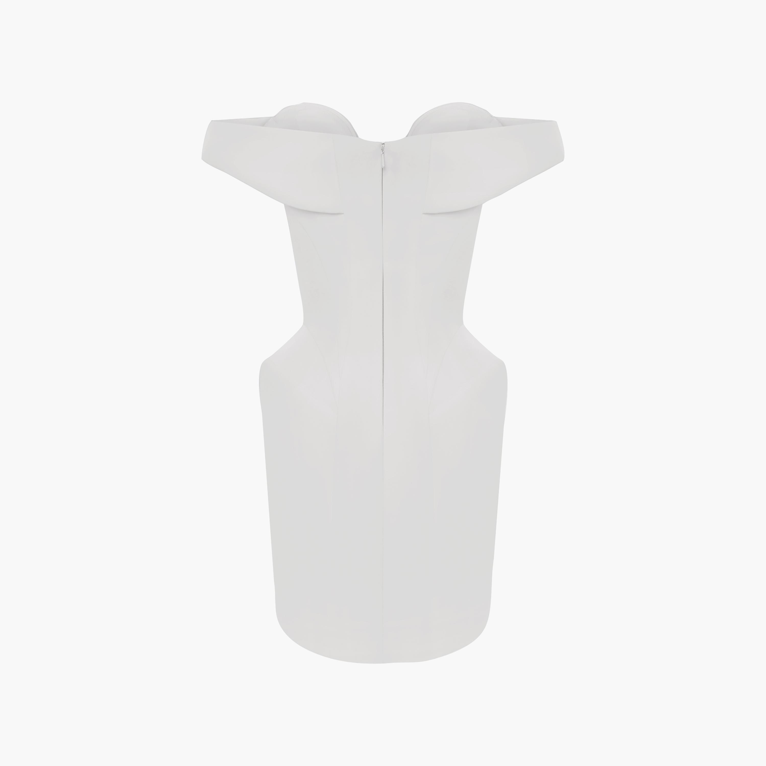 Lichi Cream Off-Shoulder Sheath Women's Mini Evening Dress-women-clothing-dresses-image-6